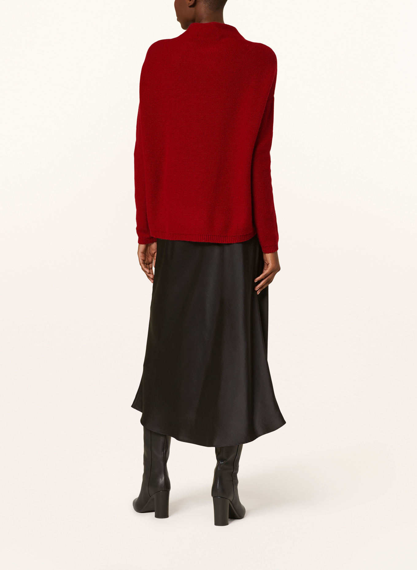 (THE MERCER) N.Y. Cashmere sweater, Color: DARK RED (Image 3)