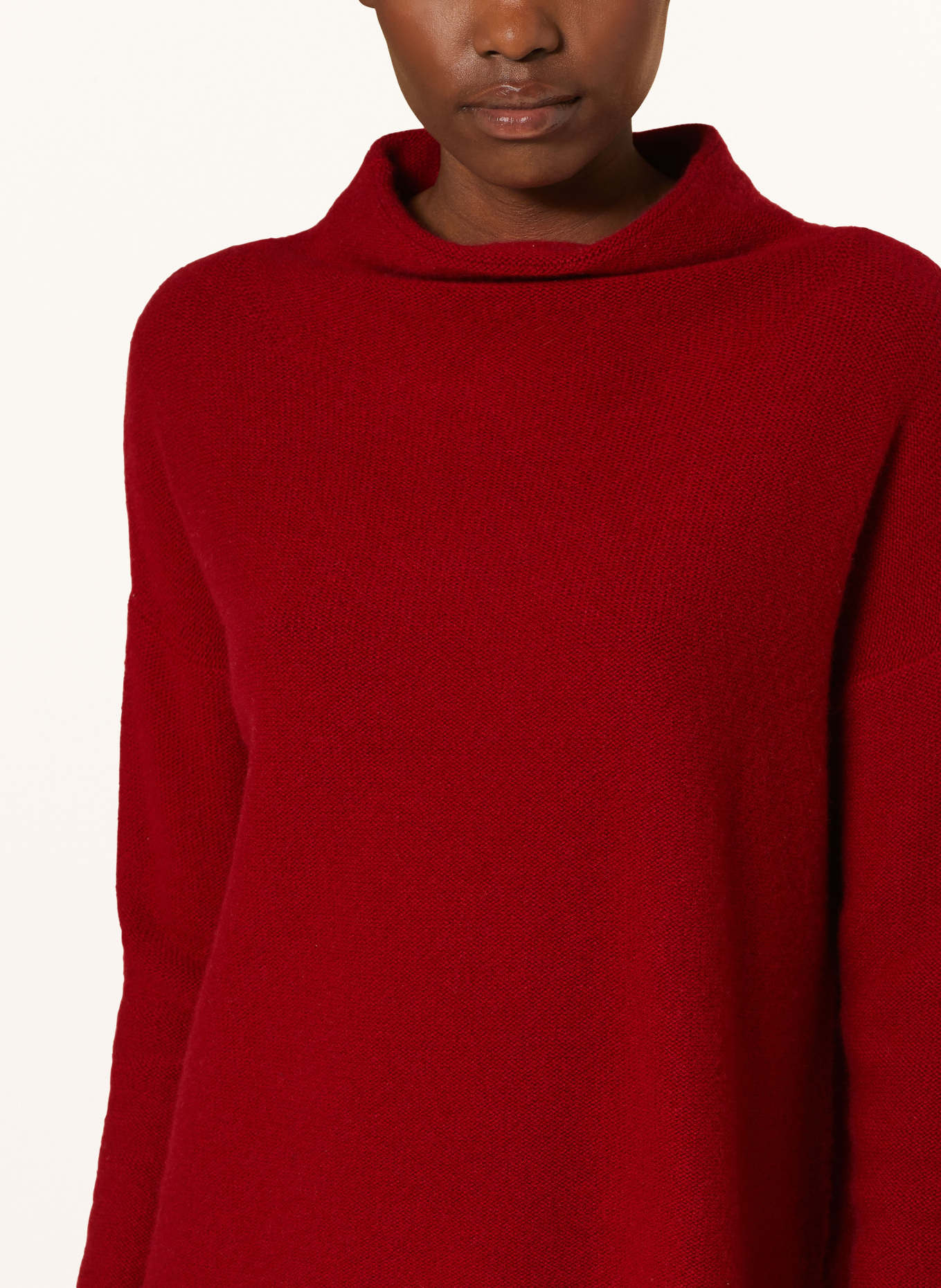 (THE MERCER) N.Y. Cashmere sweater, Color: DARK RED (Image 4)