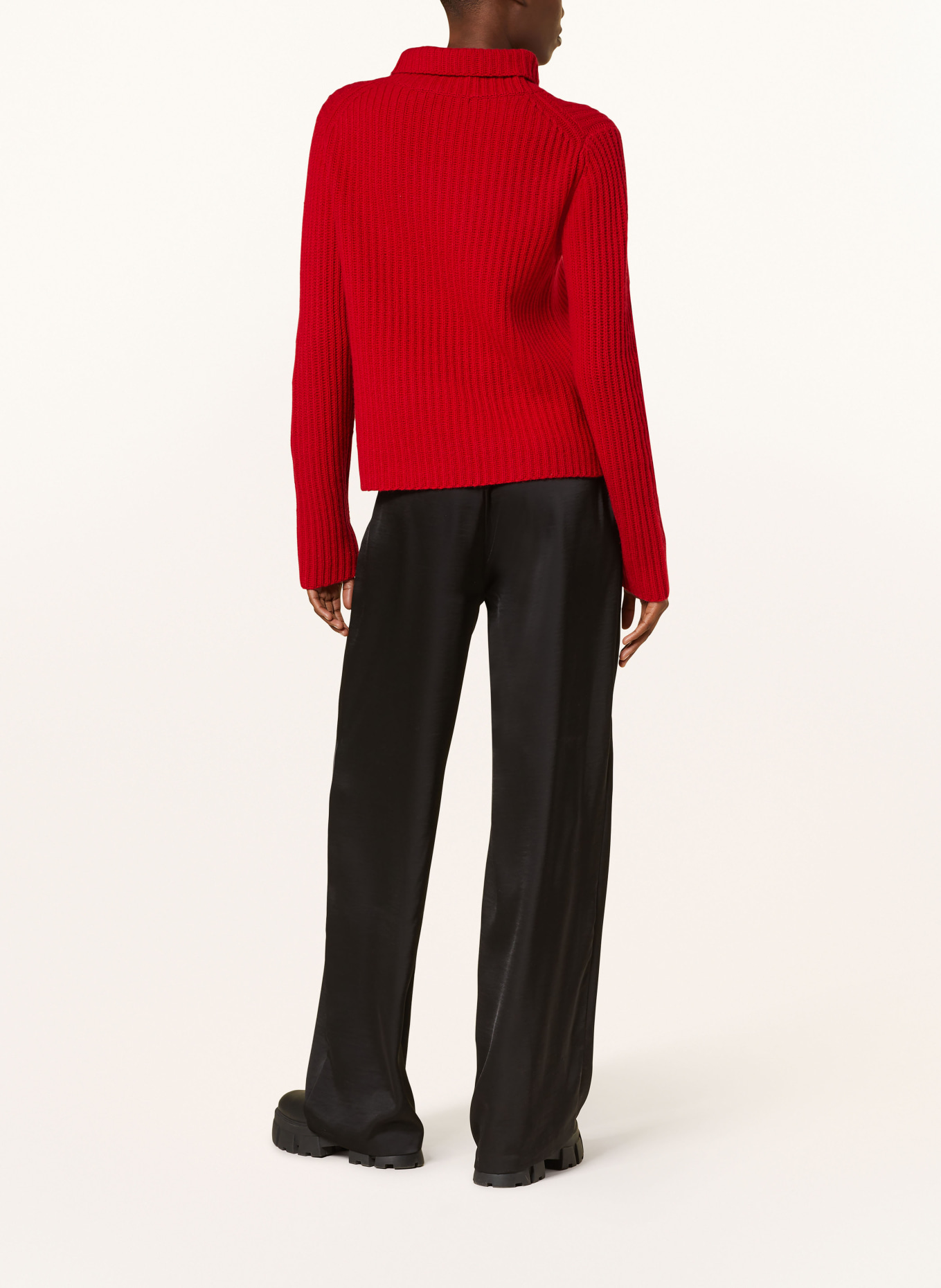 (THE MERCER) N.Y. Turtleneck sweater in cashmere, Color: RED (Image 3)