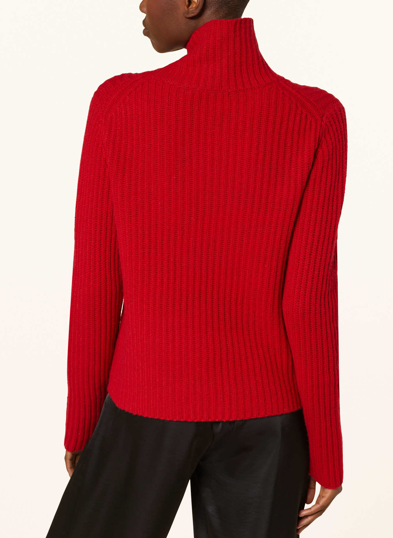 (THE MERCER) N.Y. Turtleneck sweater in cashmere, Color: RED (Image 4)