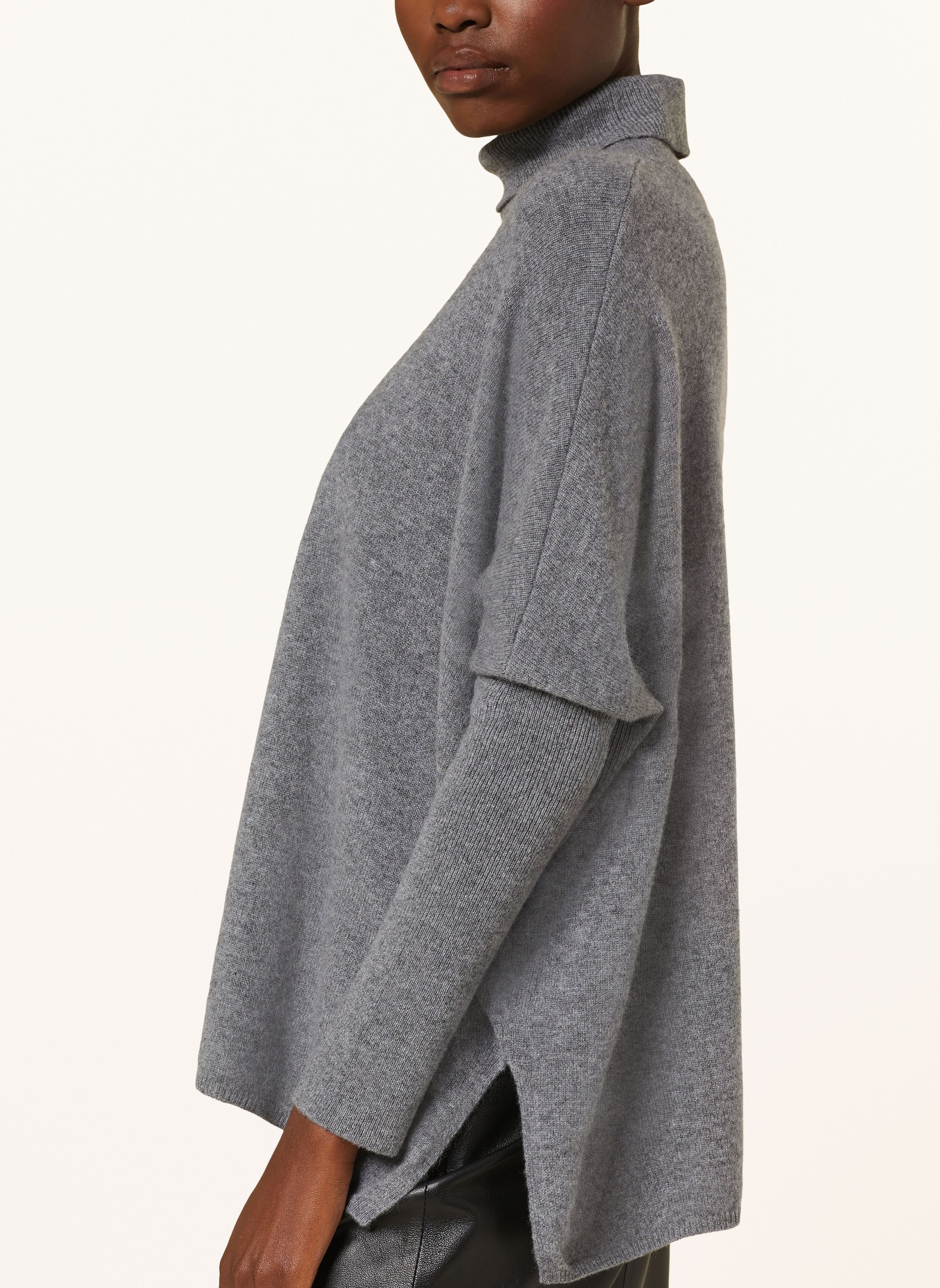 (THE MERCER) N.Y. Rollkragenpullover aus Cashmere, Farbe: GRAU (Bild 4)