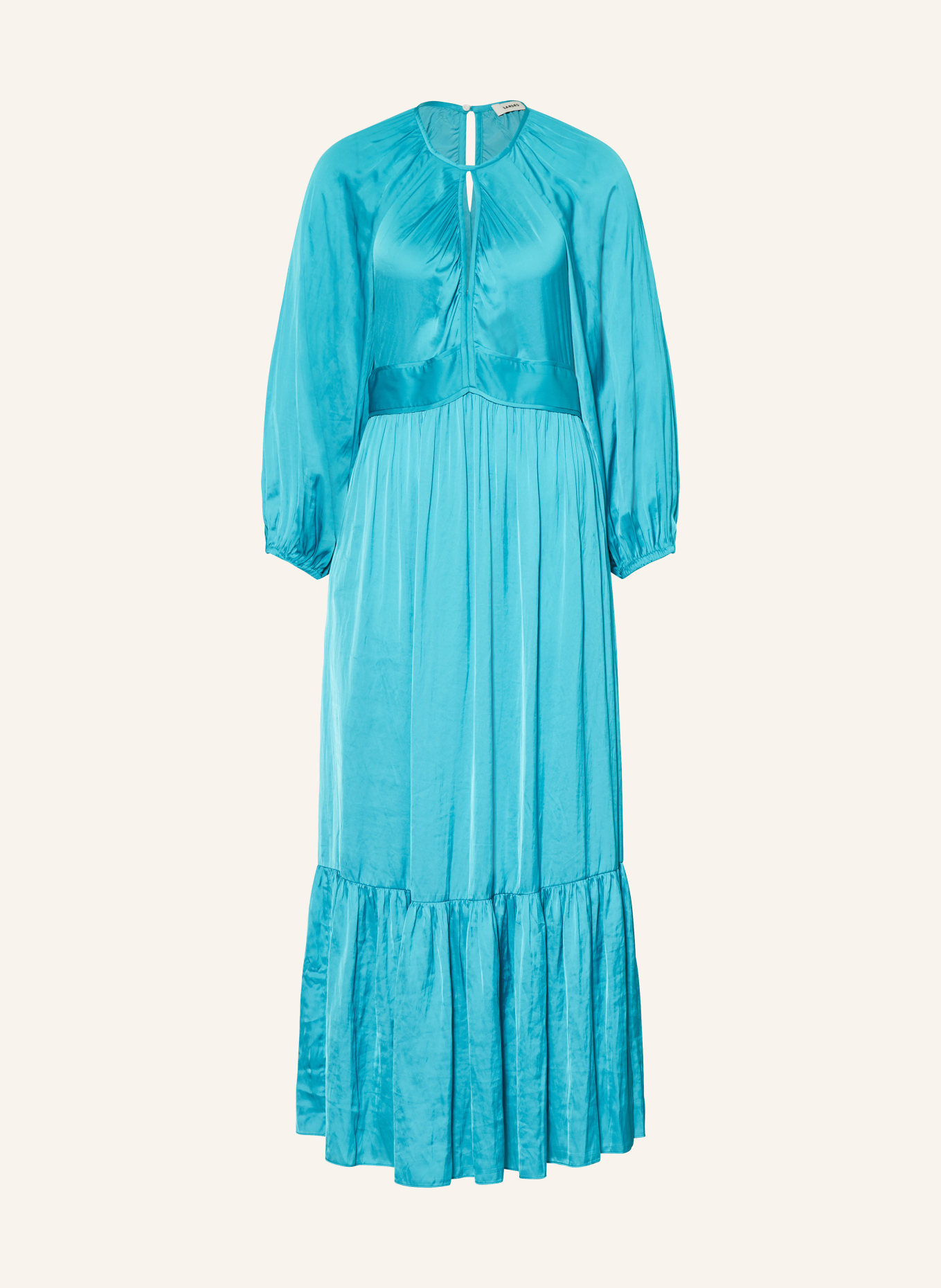 SANDRO Sukienka satynowa, Kolor: TURKUSOWY (Obrazek 1)