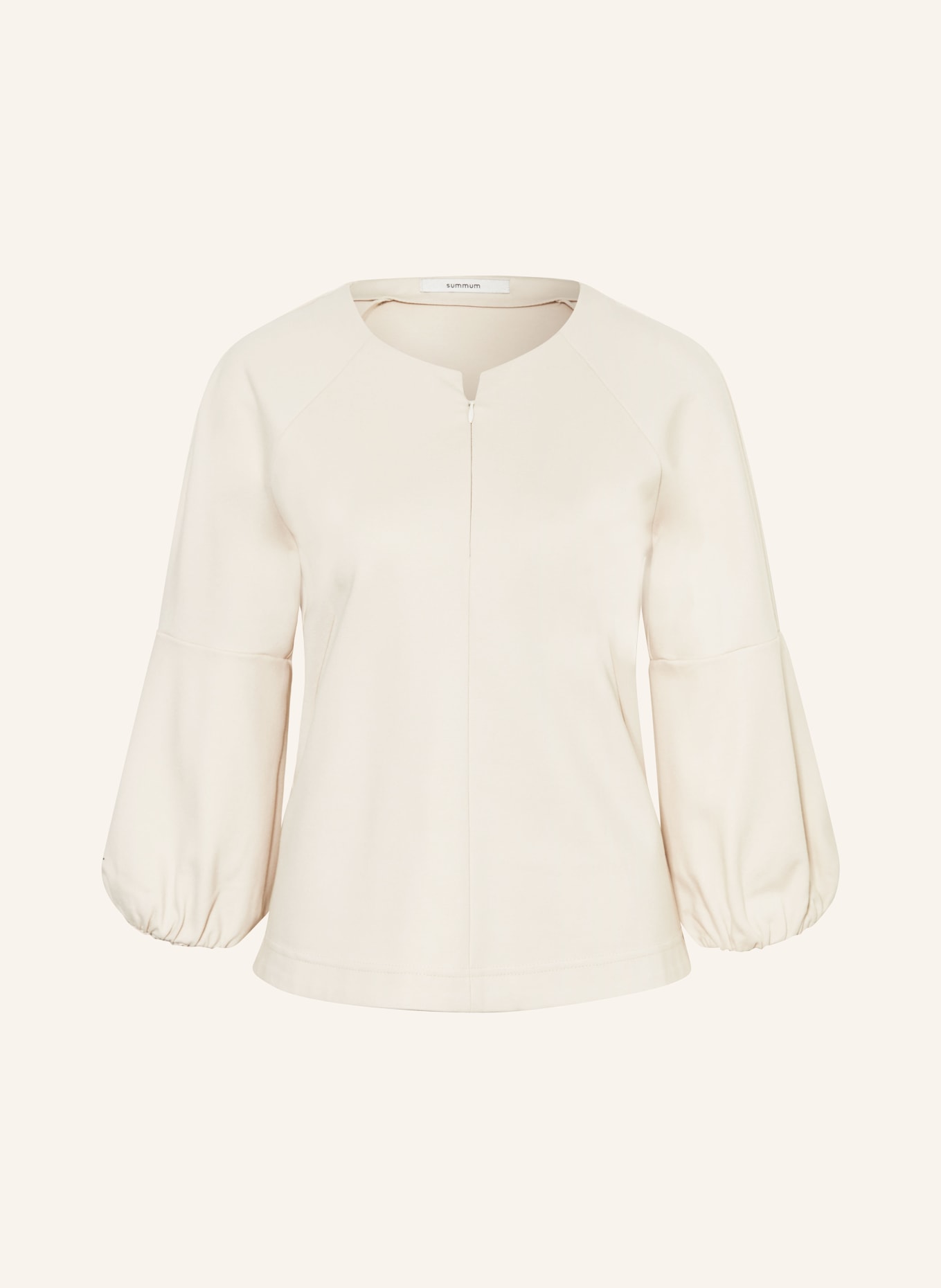 summum woman Shirt with 3/4 sleeves, Color: CREAM (Image 1)