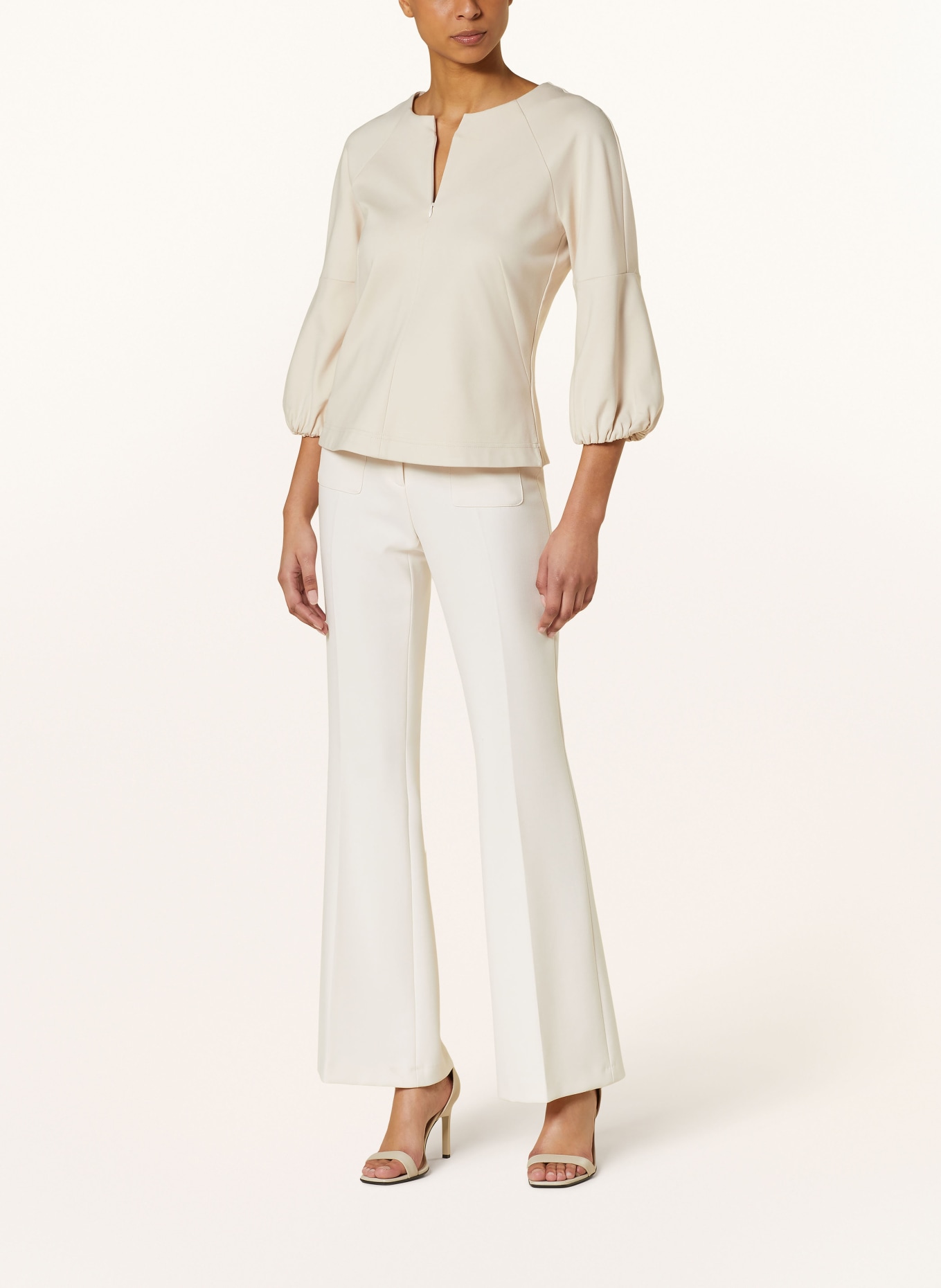 summum woman Shirt with 3/4 sleeves, Color: CREAM (Image 2)