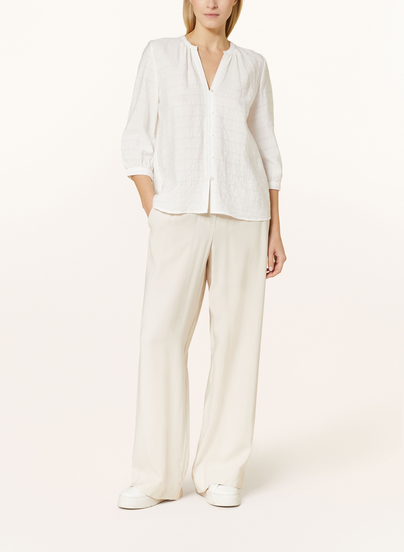 OPUS Blouse with 3/4 sleeves, Color: WHITE (Image 2)