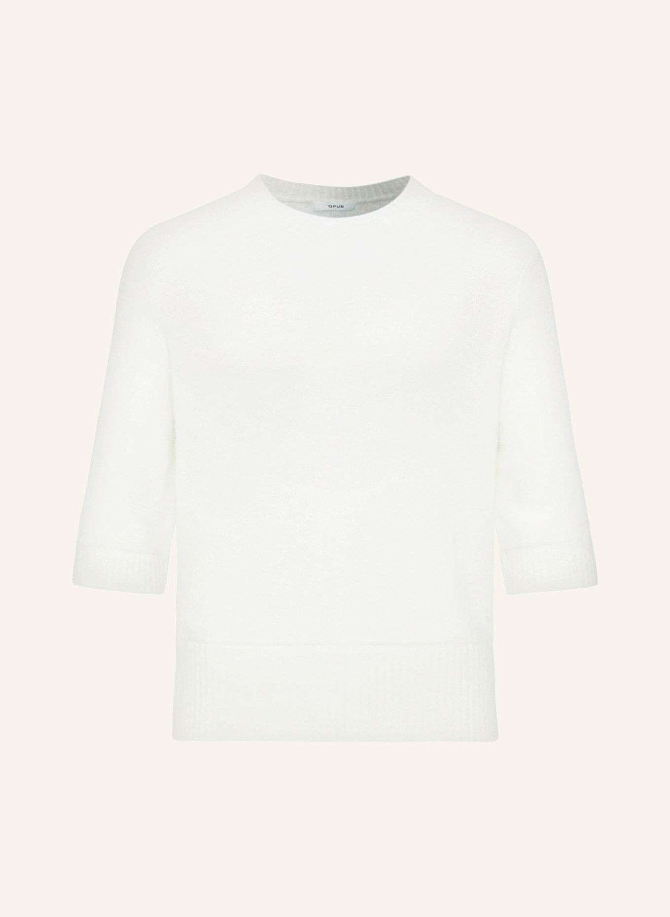 OPUS Sweater PANDAKA with 3/4 sleeves, Color: CREAM (Image 1)