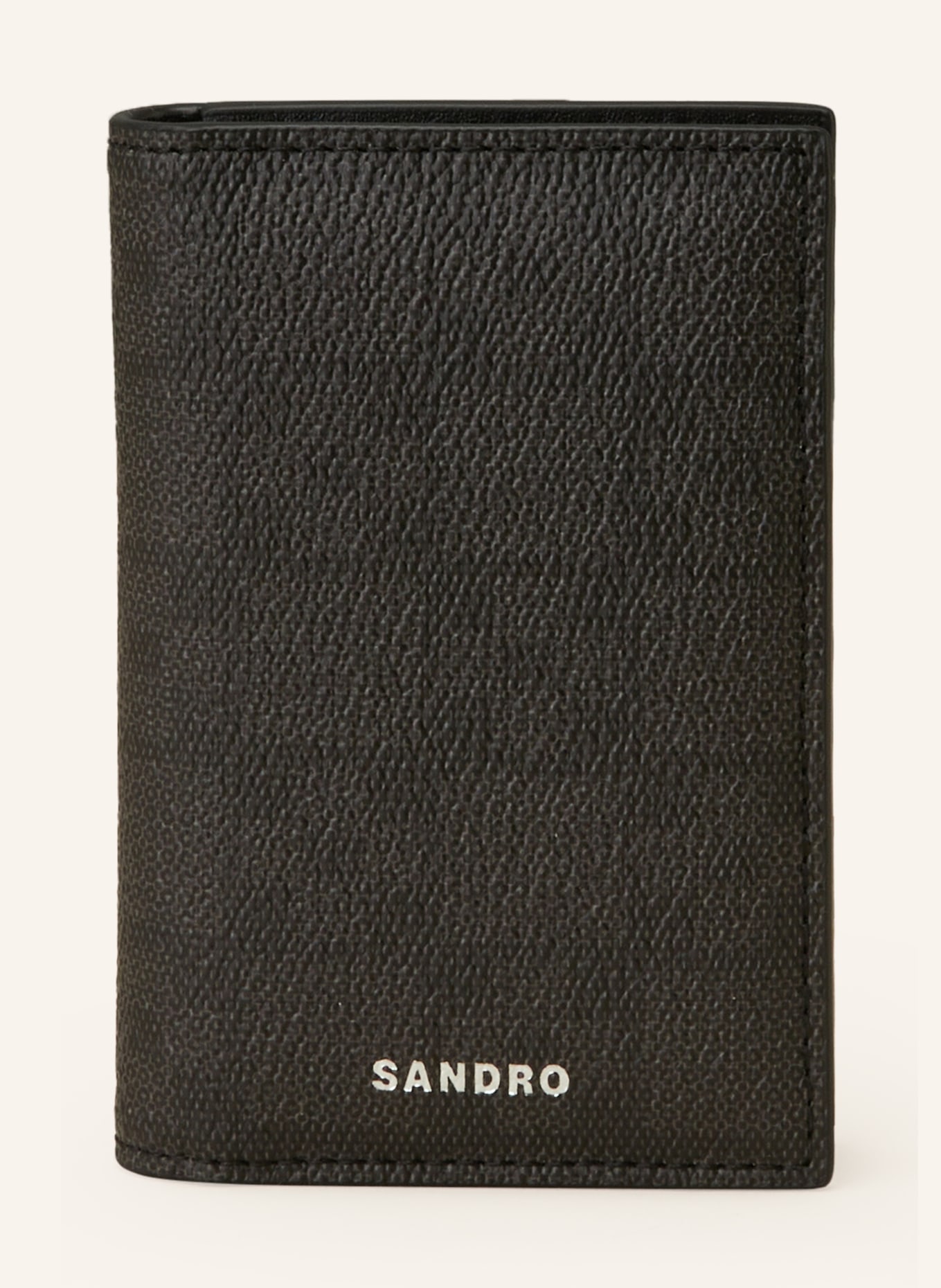 SANDRO Kartenetui, Farbe: SCHWARZ/ DUNKELGRAU (Bild 1)