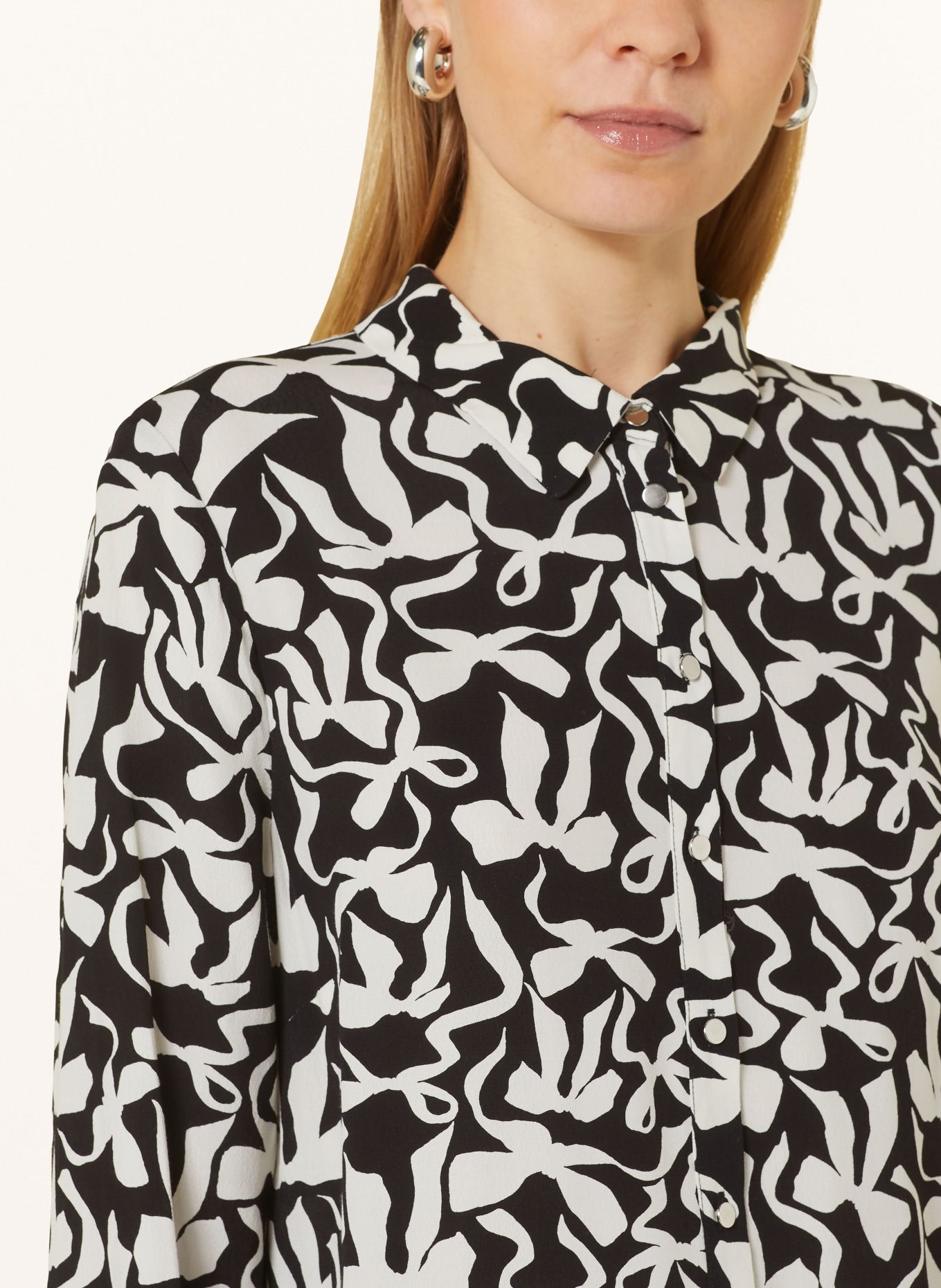 Phase Eight Shirt blouse ERA, Color: 230 Black/Ivory (Image 4)