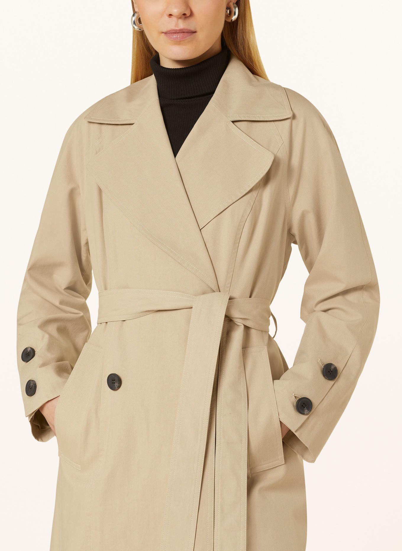 Phase Eight Trench coat SANDY, Color: CAMEL (Image 4)