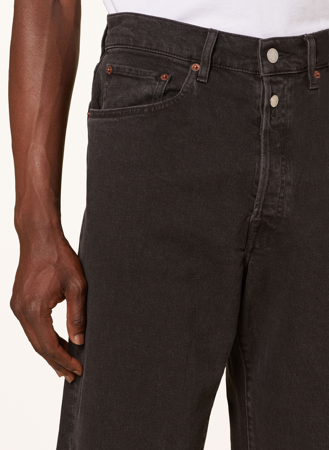 REPLAY Jeans M9ZI straight fit, Color: 099 BLACK DELAVÈ (Image 5)