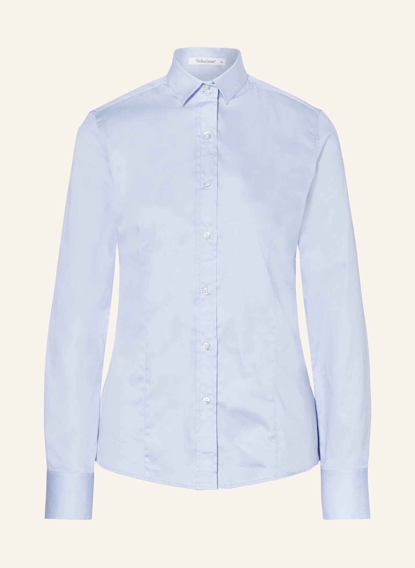 Soluzione Shirt blouse, Color: LIGHT BLUE (Image 1)