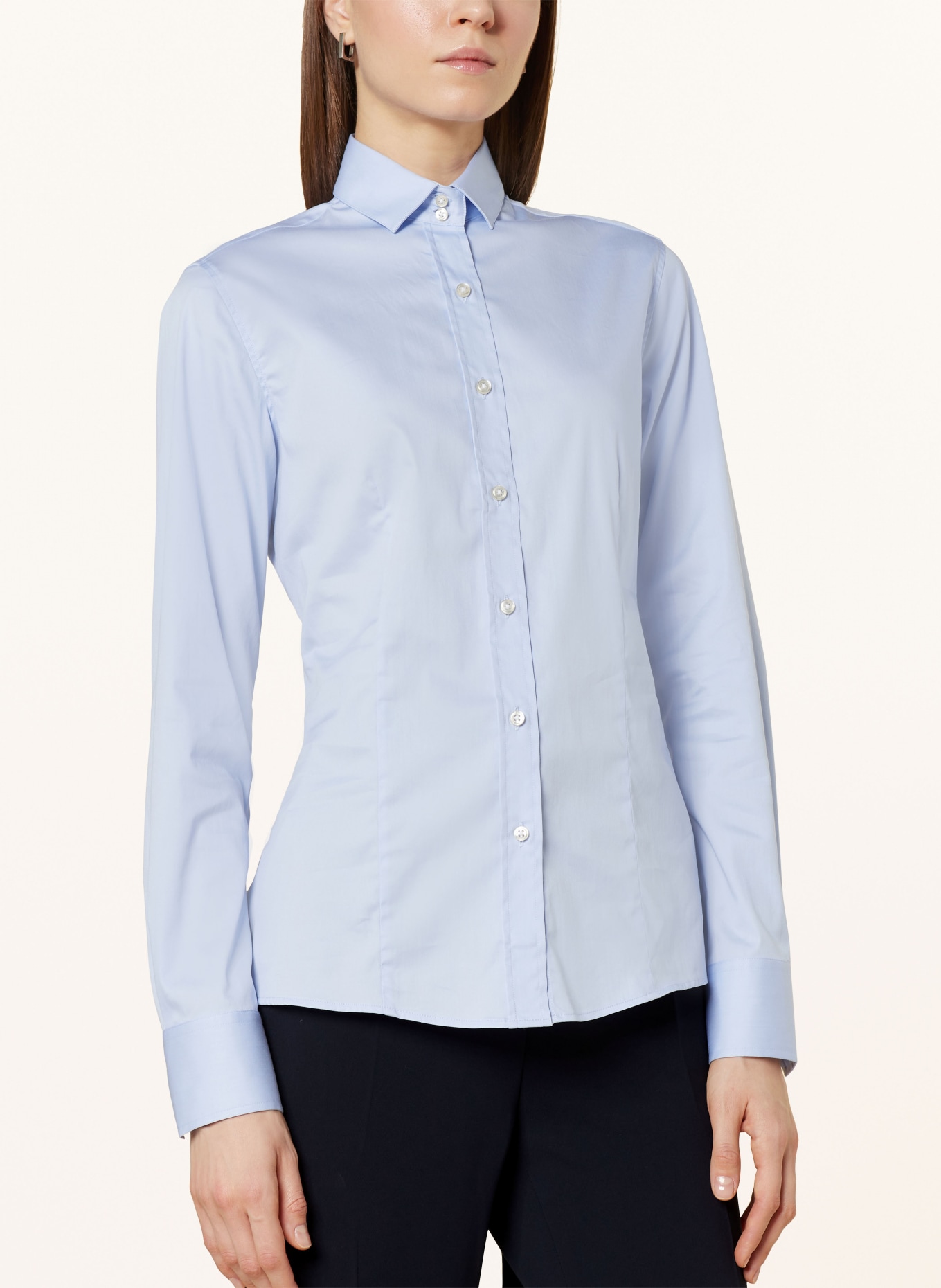 Soluzione Shirt blouse, Color: LIGHT BLUE (Image 4)