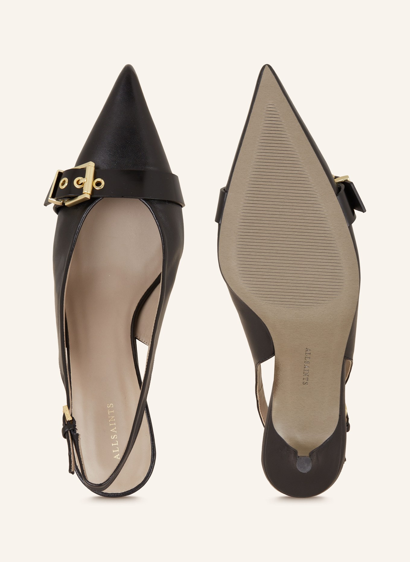 ALLSAINTS Slingpumps SELINA, Farbe: SCHWARZ (Bild 5)