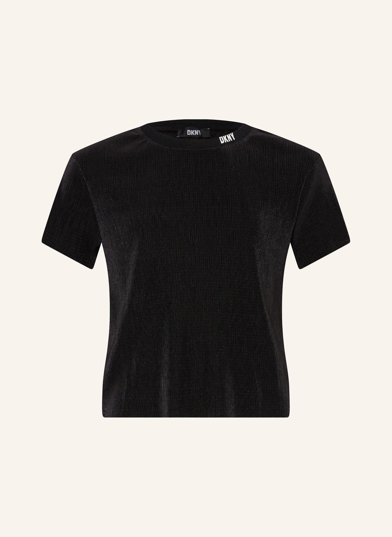 DKNY Cropped-Shirt, Farbe: SCHWARZ (Bild 1)