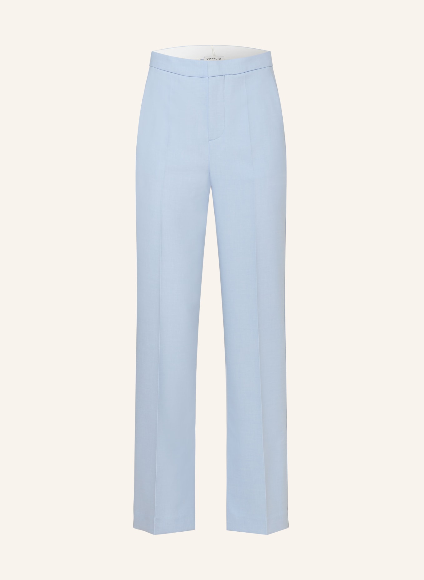 VANILIA Wide leg trousers, Color: LIGHT BLUE (Image 1)