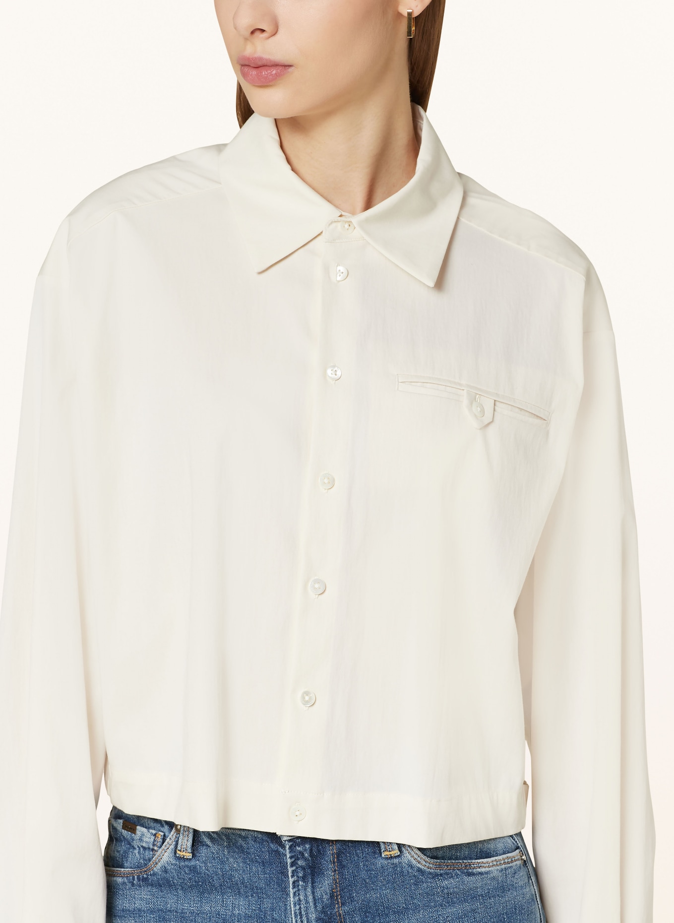 VANILIA Shirt blouse, Color: CREAM (Image 4)