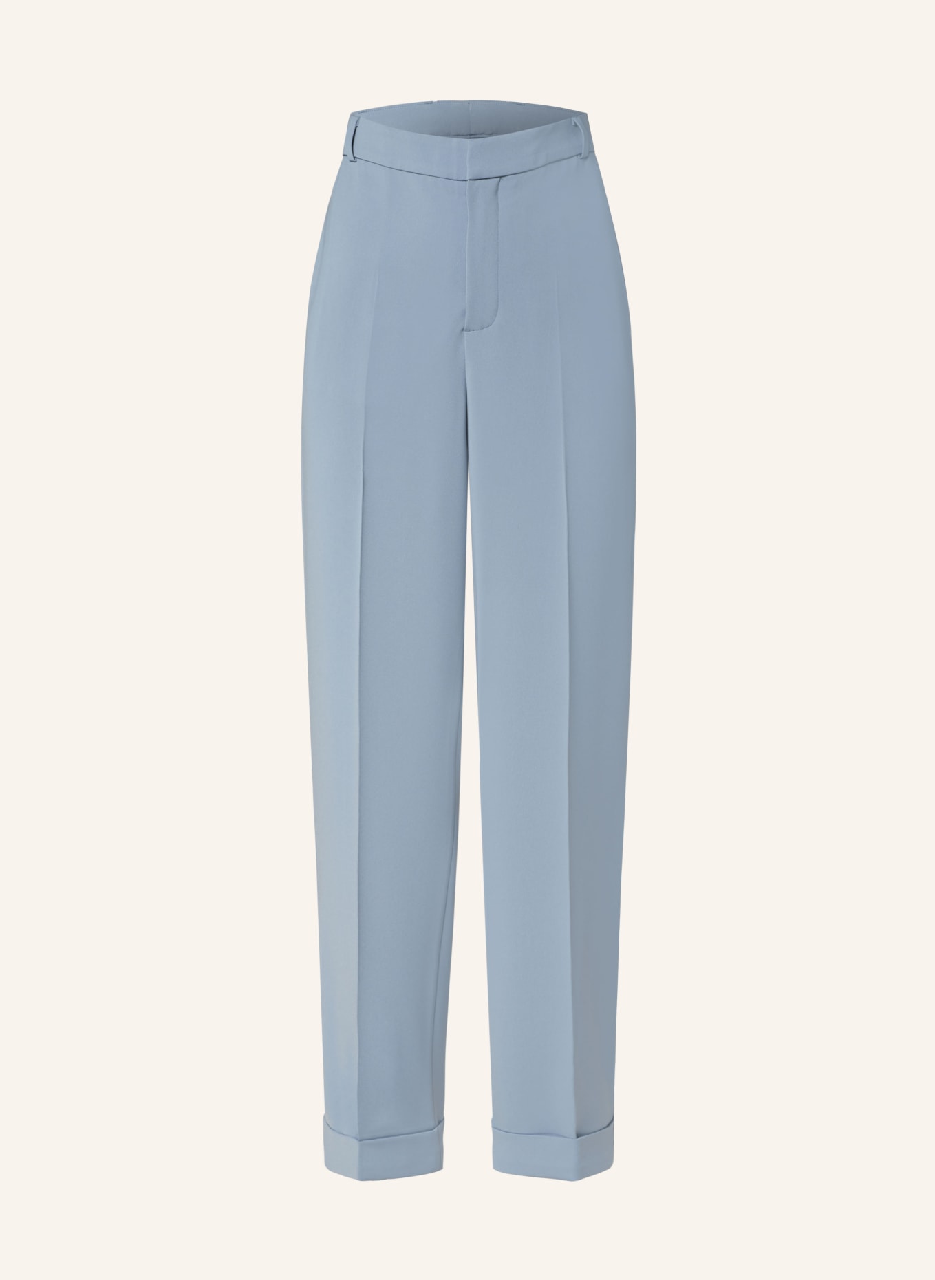 VANILIA Wide leg trousers, Color: BLUE GRAY (Image 1)