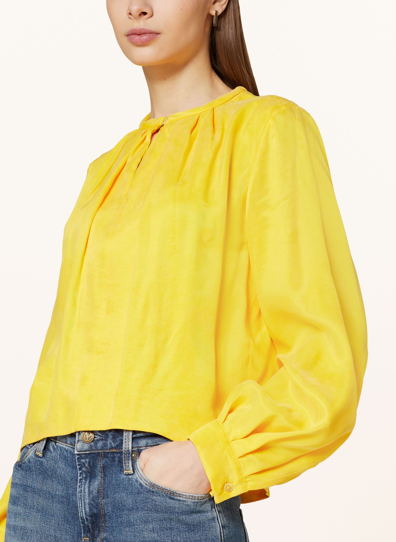 VANILIA Shirt blouse, Color: YELLOW (Image 4)