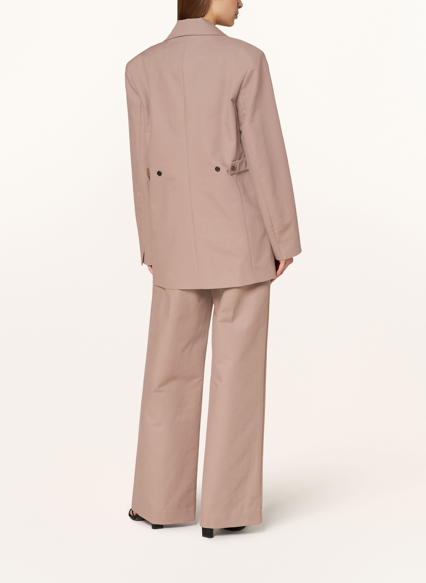 VANILIA Long blazer, Color: TAUPE (Image 3)