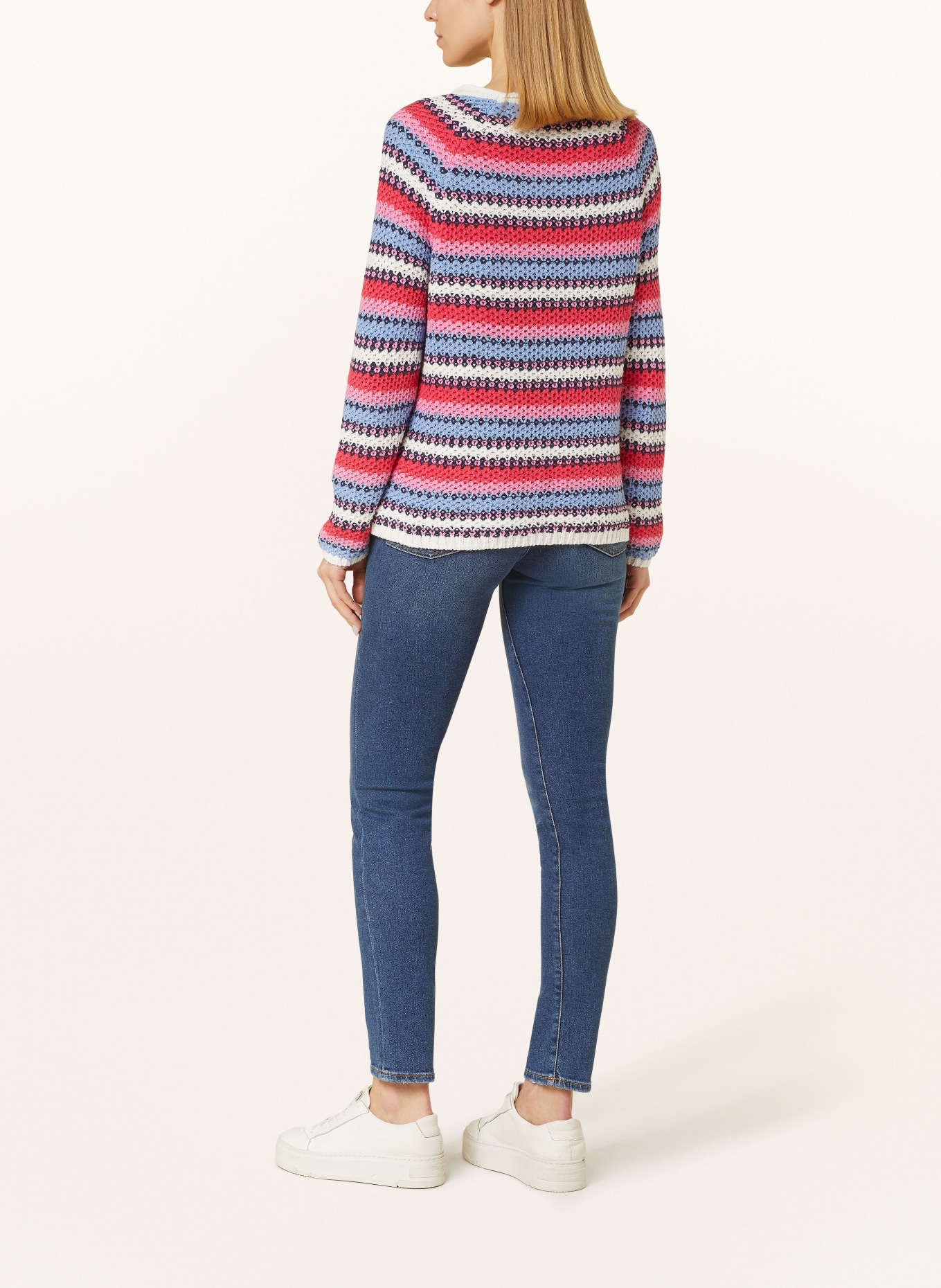 BRAX Sweater LIZ, Color: RED/ PINK/ BLUE (Image 3)