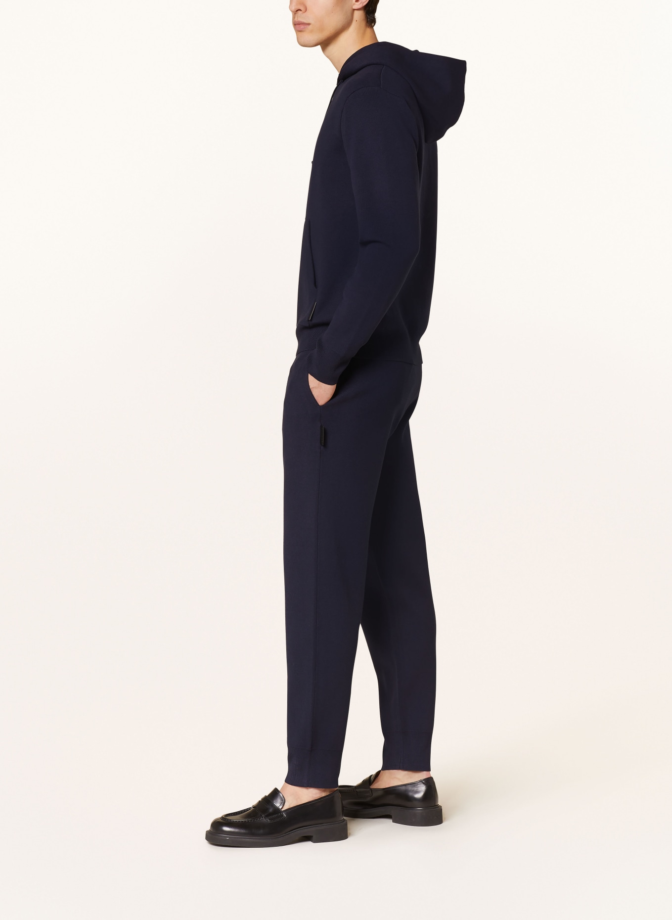 SANDRO Hose im Joggingstil: DUNKELBLAU