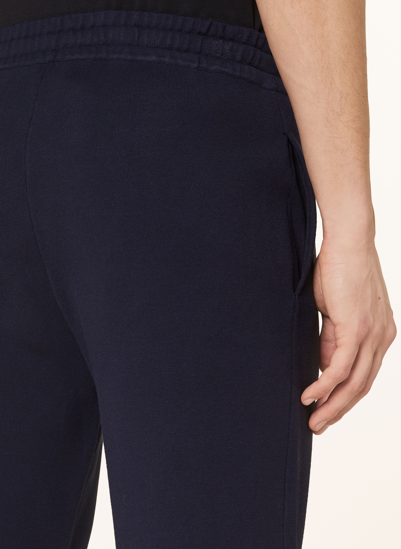 SANDRO Hose im Joggingstil: DUNKELBLAU