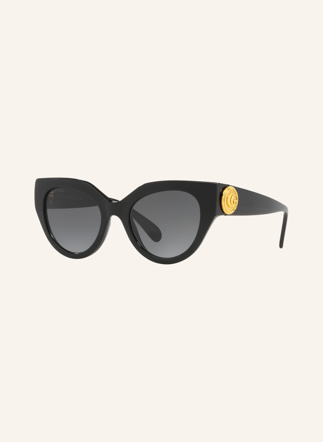 GUCCI Sunglasses GG1408S, Color: 1100L1 - BLACK/ GRAY GRADIENT (Image 1)