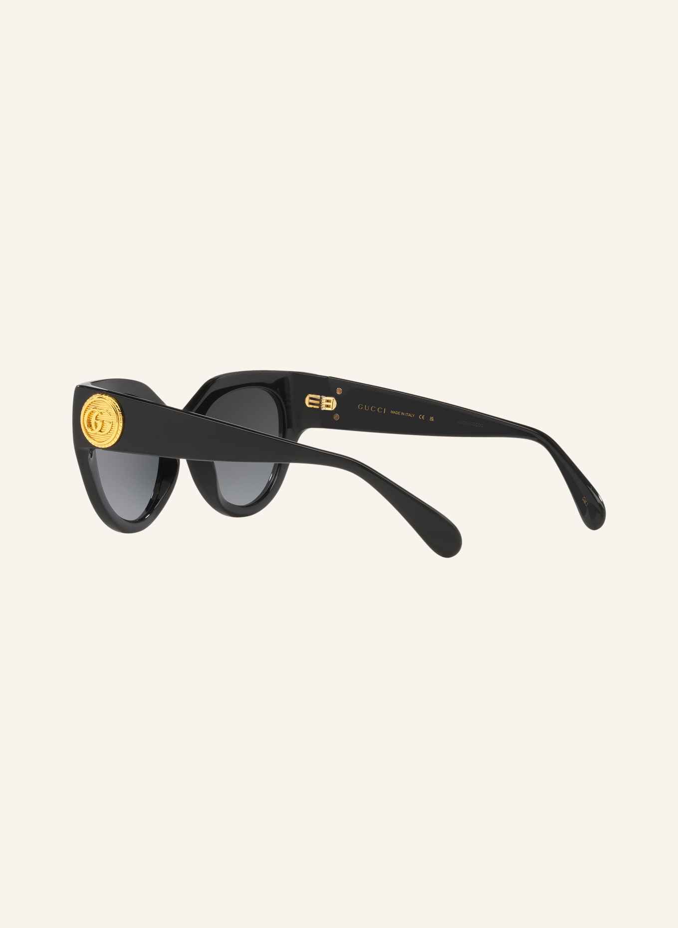 GUCCI Sunglasses GG1408S, Color: 1100L1 - BLACK/ GRAY GRADIENT (Image 4)