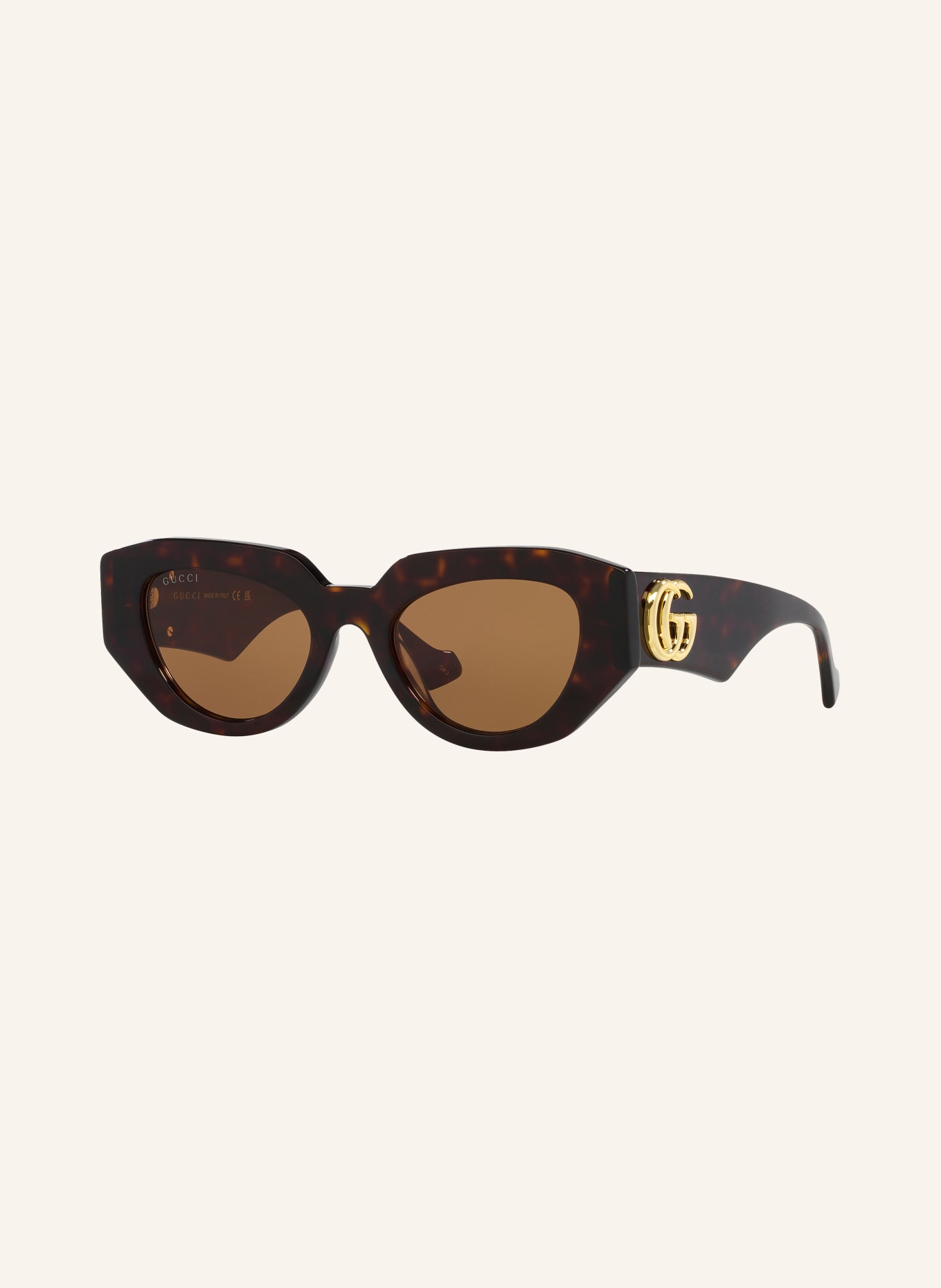 GUCCI Sunglasses GG1421S, Color: 4402D1 - HAVANA/ LIGHT BROWN (Image 1)