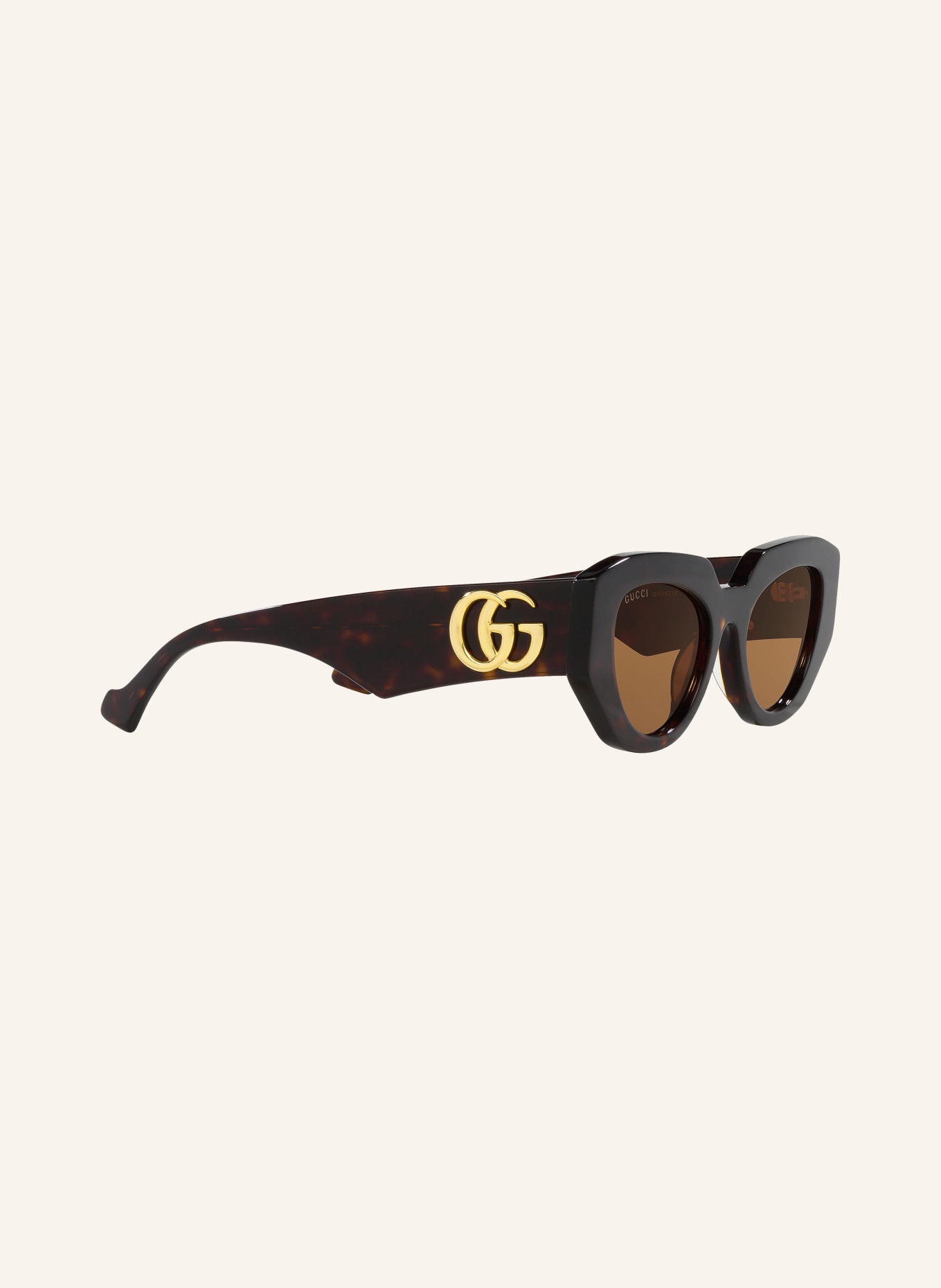 GUCCI Sunglasses GG1421S, Color: 4402D1 - HAVANA/ LIGHT BROWN (Image 3)