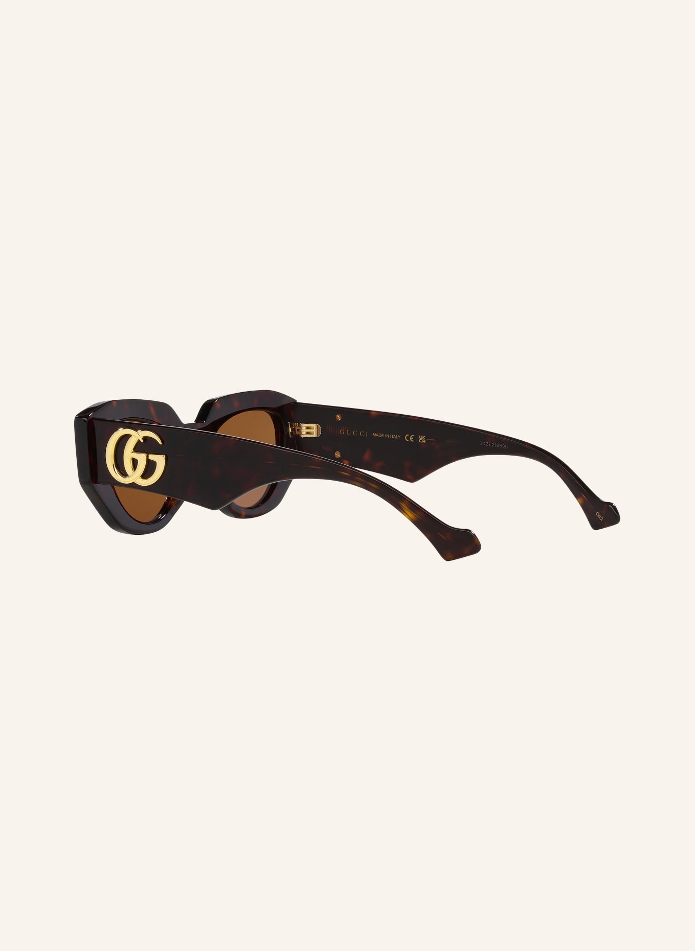 GUCCI Okulary przeciwsłoneczne GG1421S, Kolor: 4402D1 - HAVANA/ JASNOBRĄZOWY (Obrazek 4)