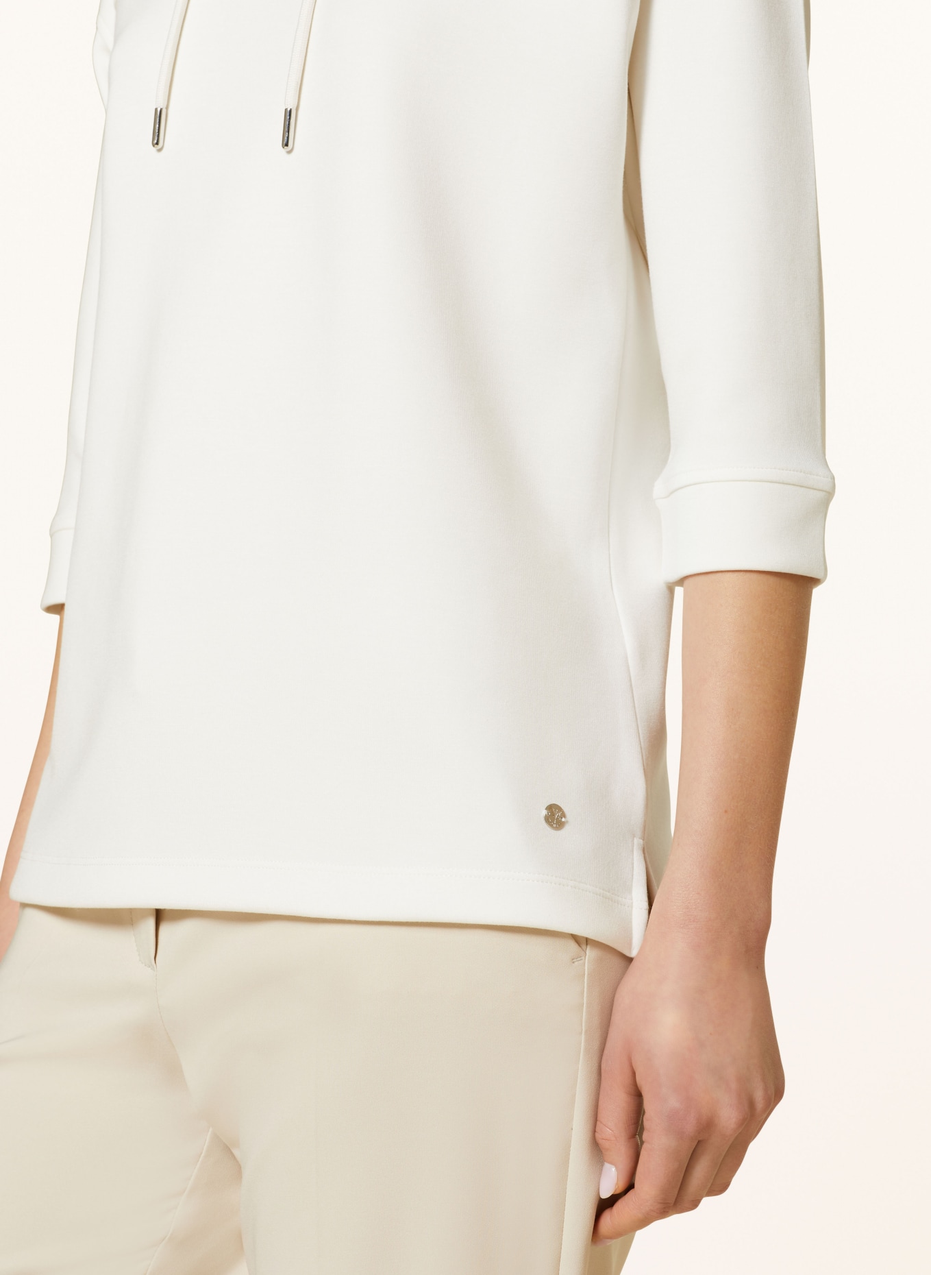 monari Shirt with 3/4 sleeves, Color: CREAM (Image 4)