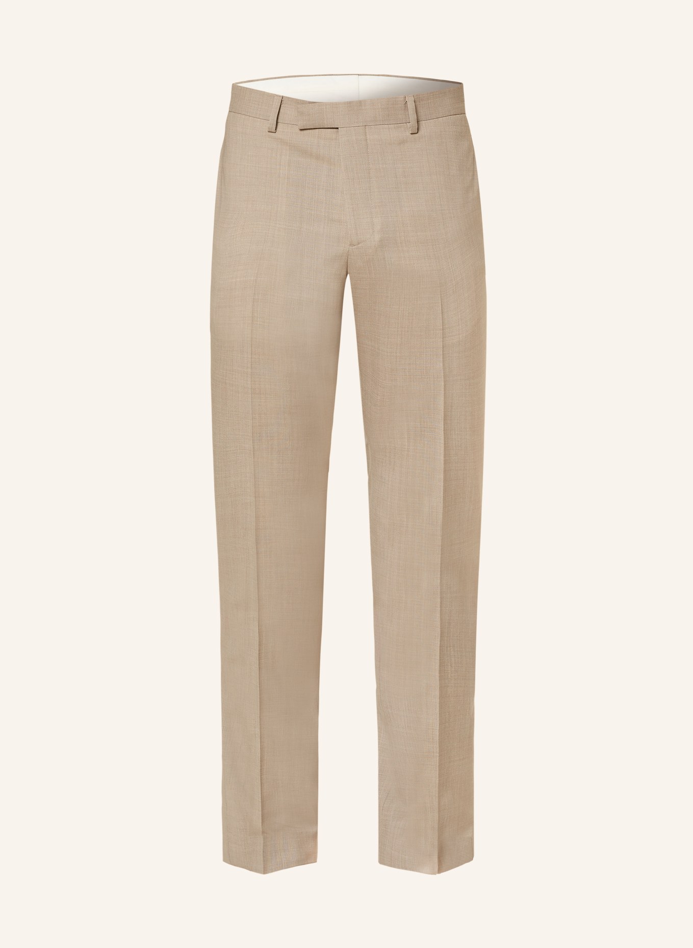 SANDRO Spodnie garniturowe slim fit, Kolor: 72 TAUPE (Obrazek 1)