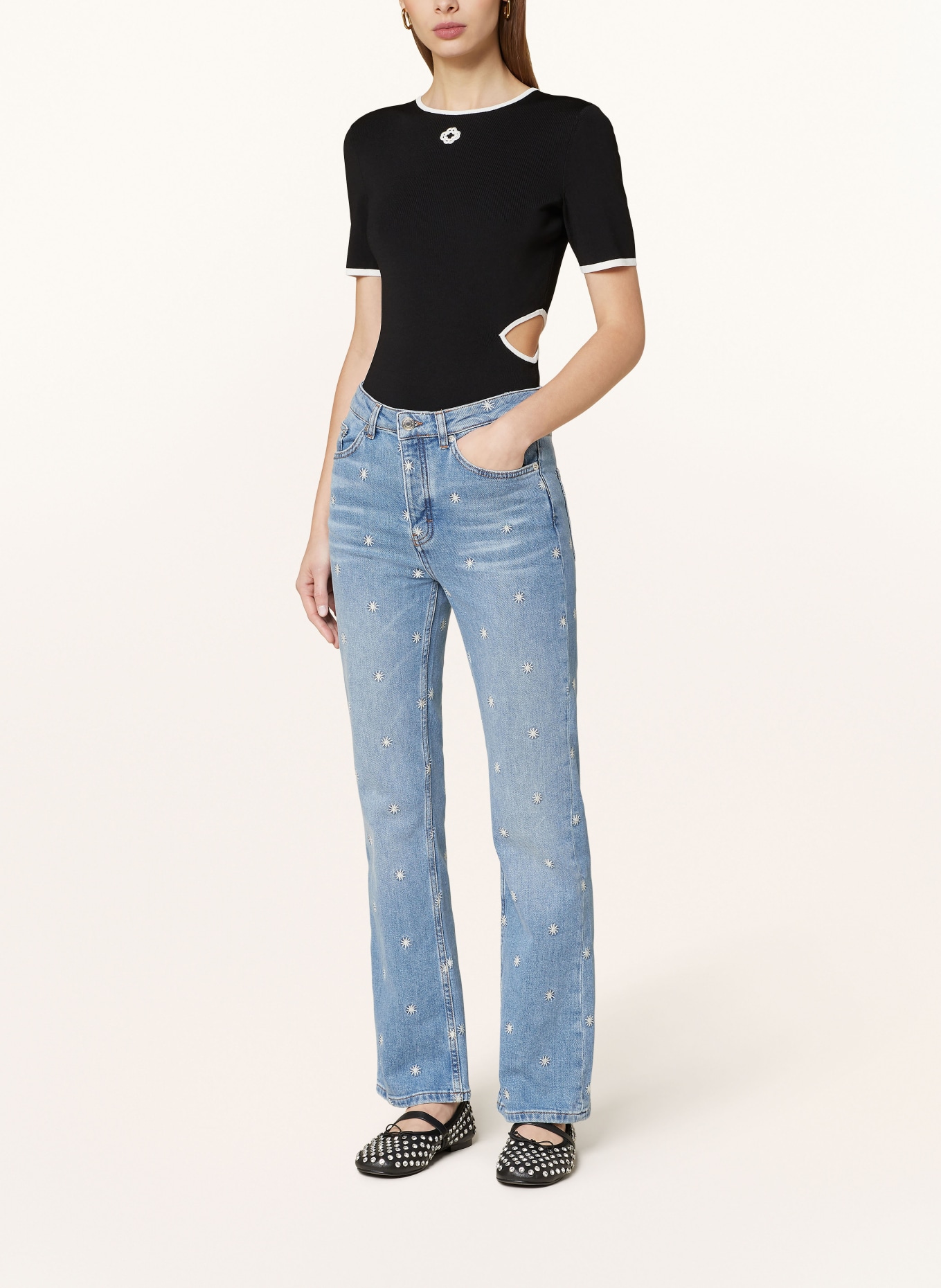 maje Straight Jeans, Farbe: BLAU (Bild 2)