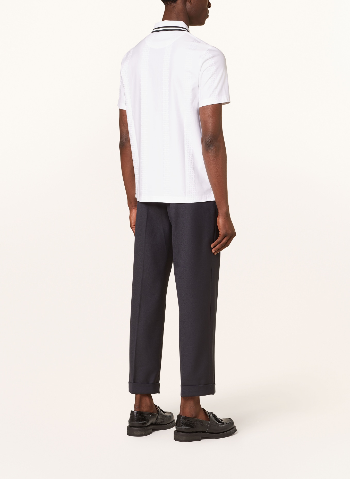 TED BAKER Jersey-Poloshirt ORBITE Slim Fit, Farbe: WEISS (Bild 3)