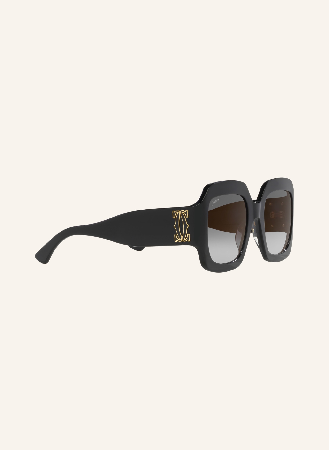 Cartier Sunglasses CT0434S, Color: 1100L1 - BLACK/ GRAY (Image 3)