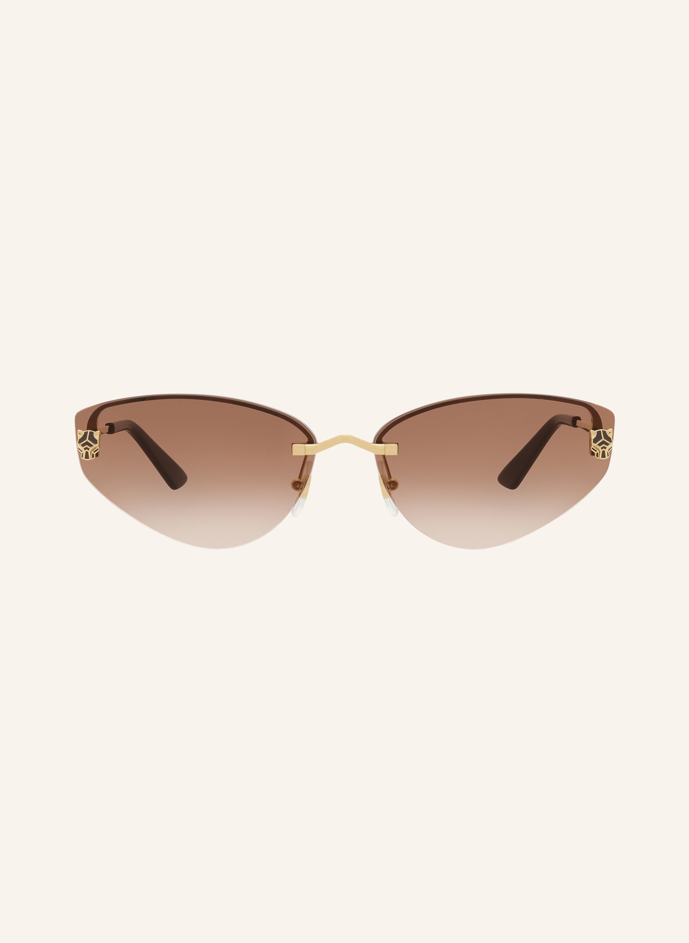 Cartier Sonnenbrille CT0431S, Farbe: 2300D1 - GOLD/ BRAUN (Bild 2)