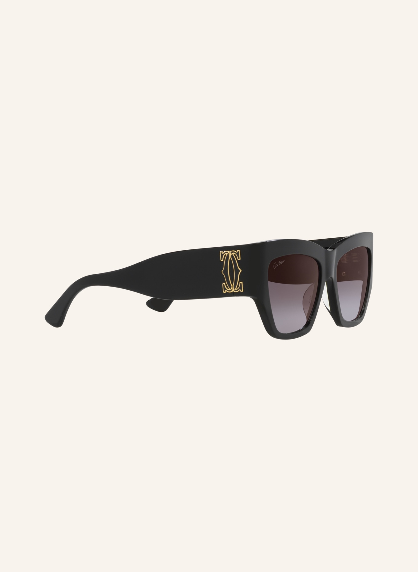 Cartier Sunglasses CT0435S, Color: 1100L1 - BLACK/ GRAY GRADIENT (Image 3)