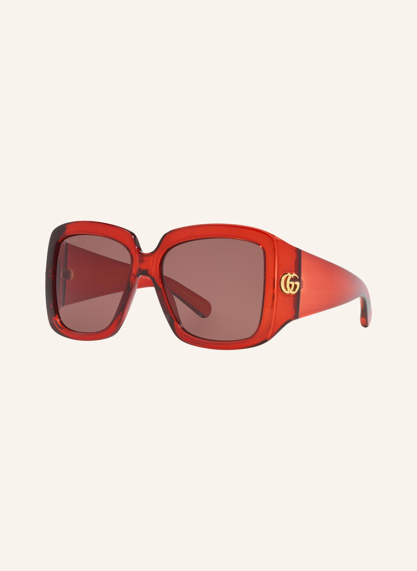 GUCCI Sunglasses GG1402S, Color: 2000D1 - RED/ BROWN (Image 1)