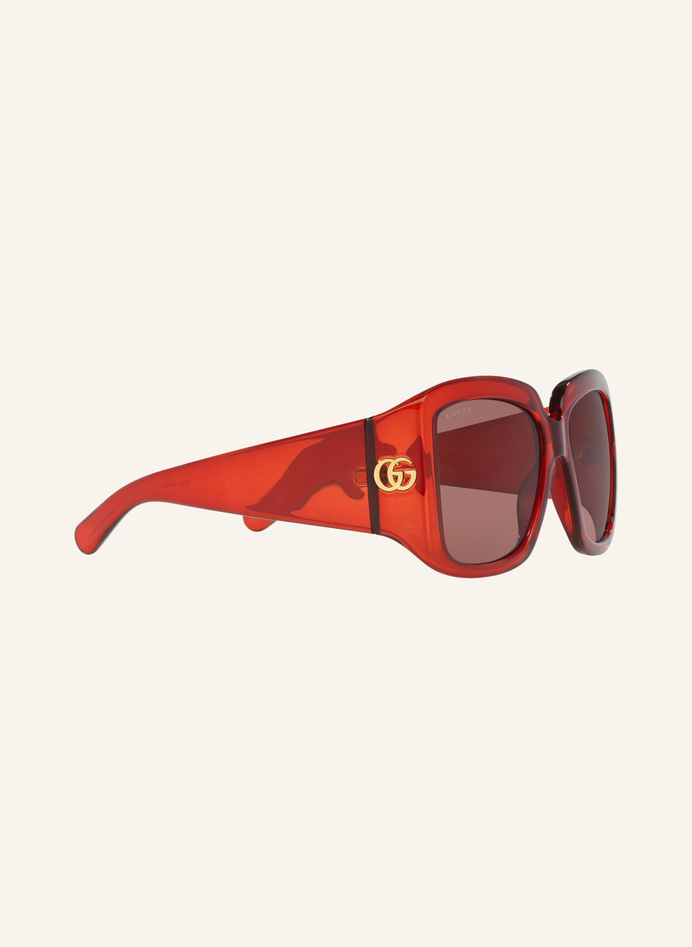 GUCCI Sunglasses GG1402S, Color: 2000D1 - RED/ BROWN (Image 3)
