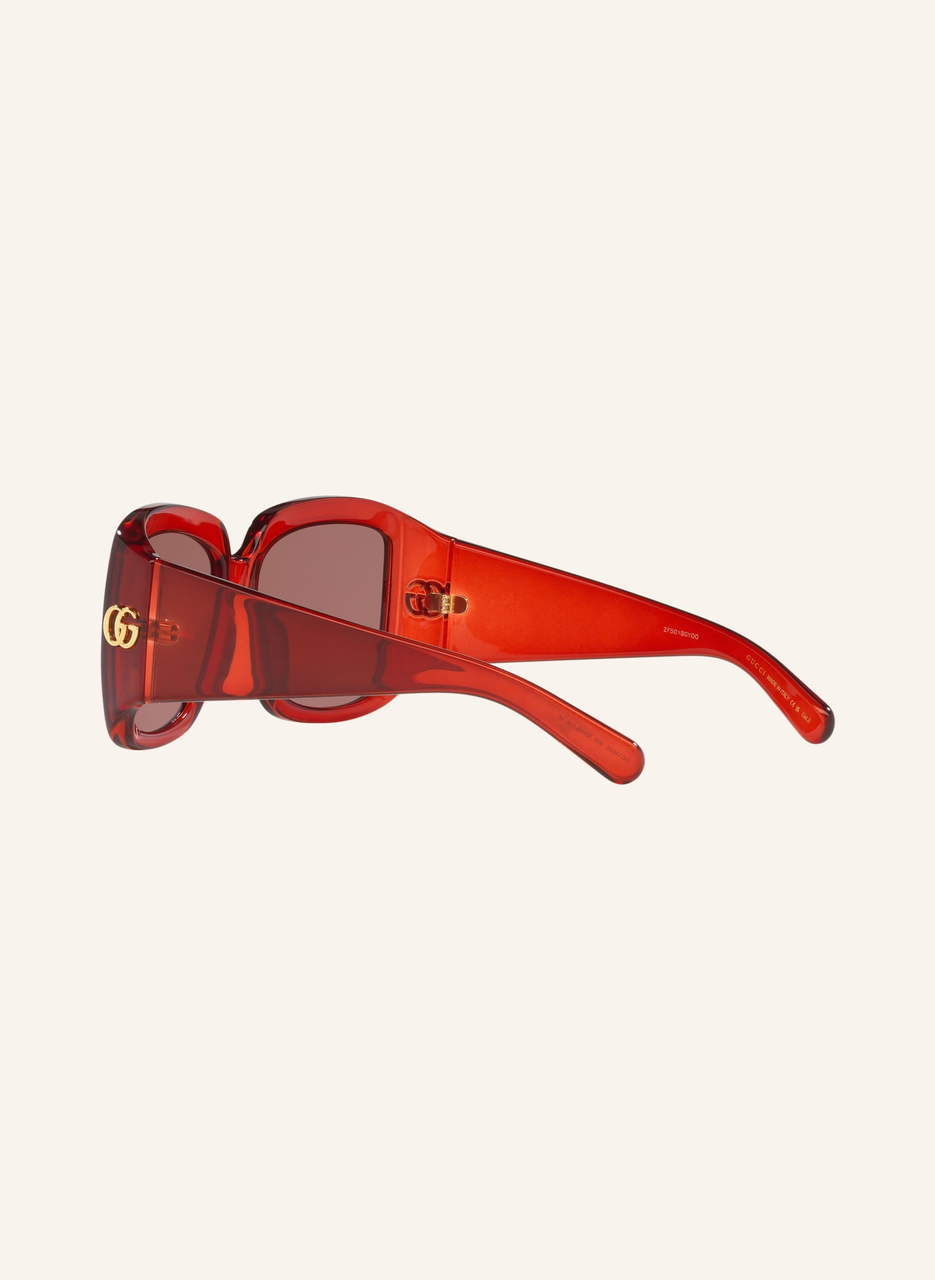 GUCCI Sunglasses GG1402S, Color: 2000D1 - RED/ BROWN (Image 4)
