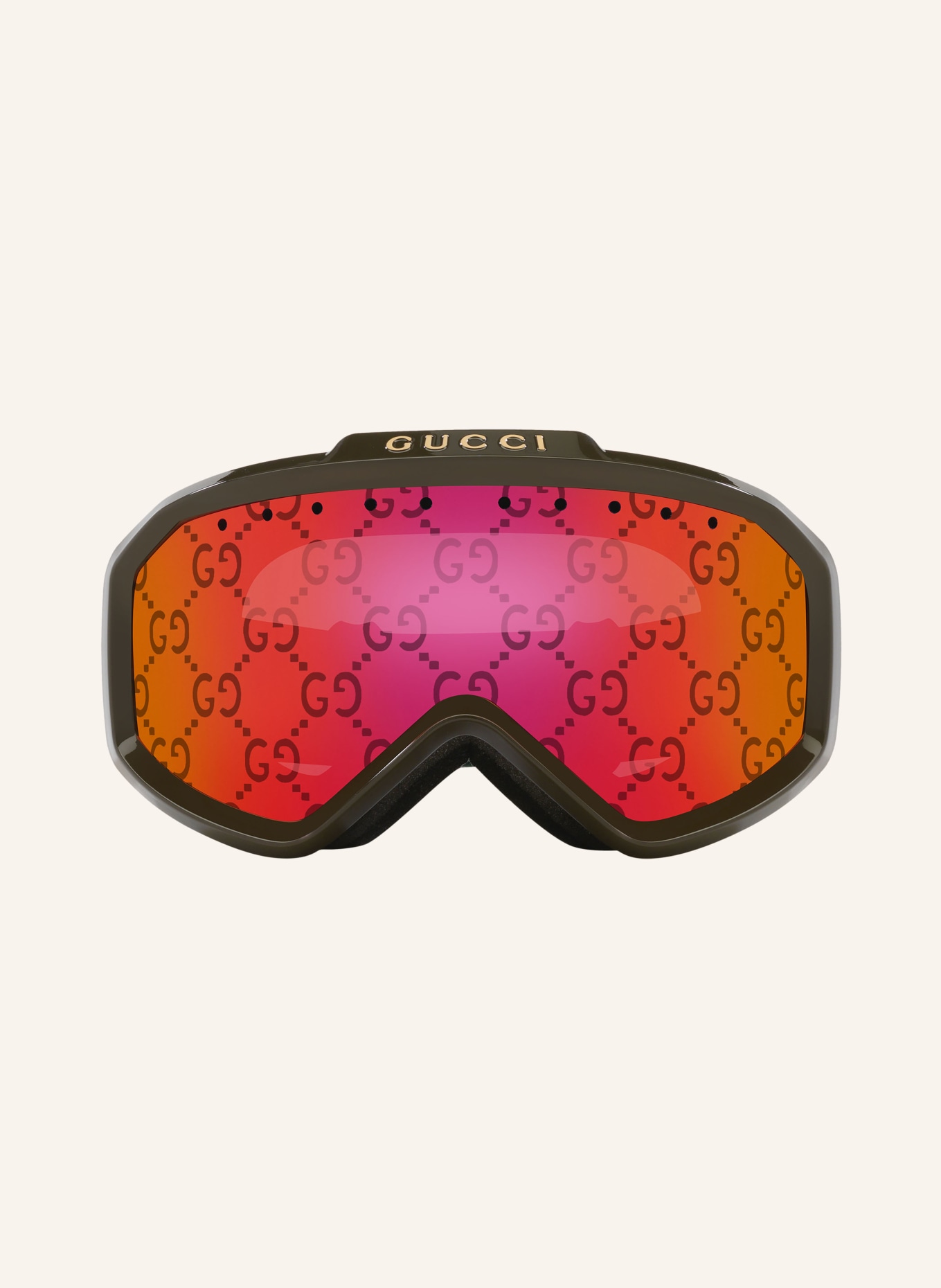 GUCCI Skibrille GG1210S, Farbe: ORANGE/ PINK (Bild 2)