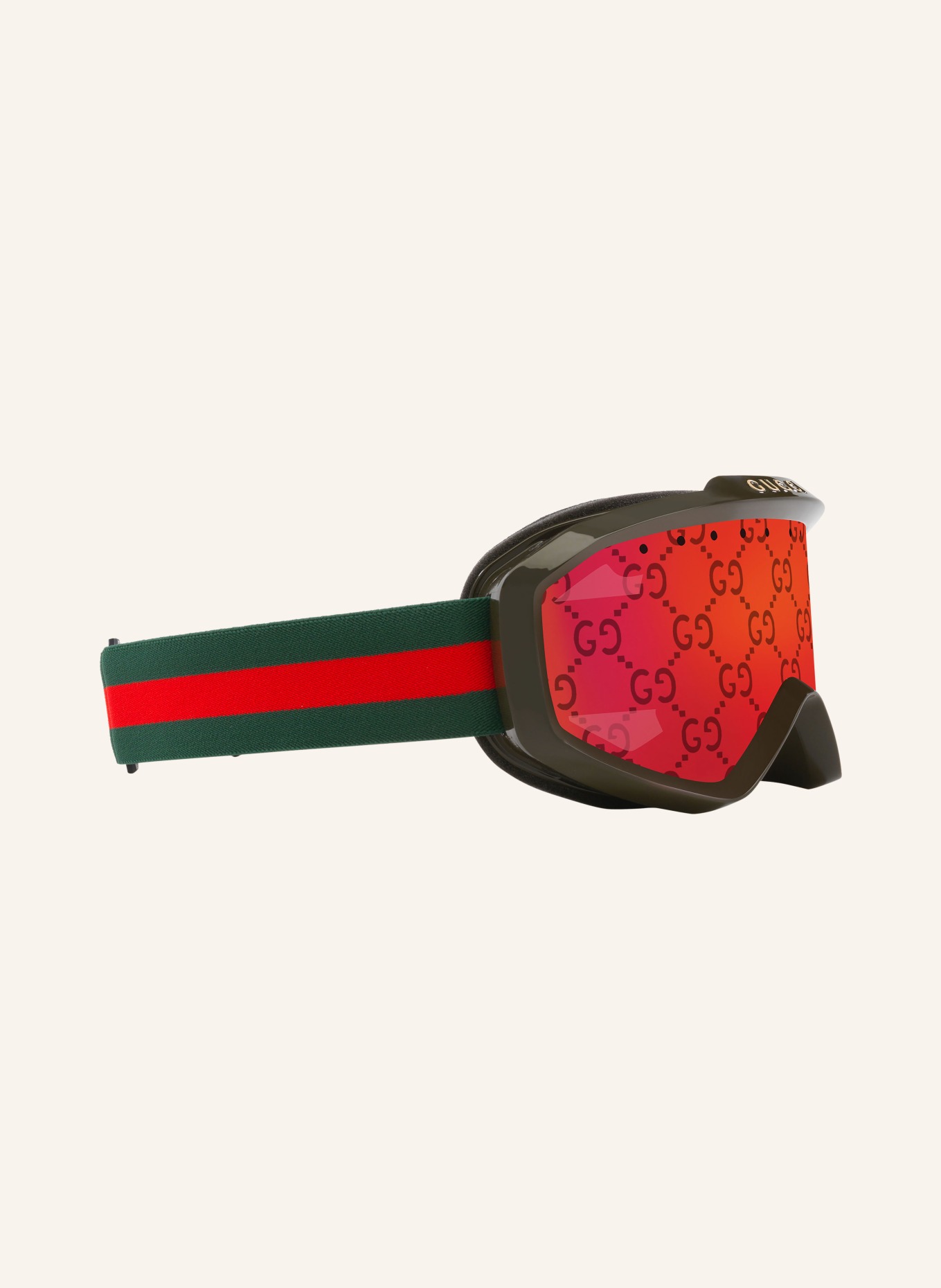 GUCCI Skibrille GG1210S, Farbe: ORANGE/ PINK (Bild 3)