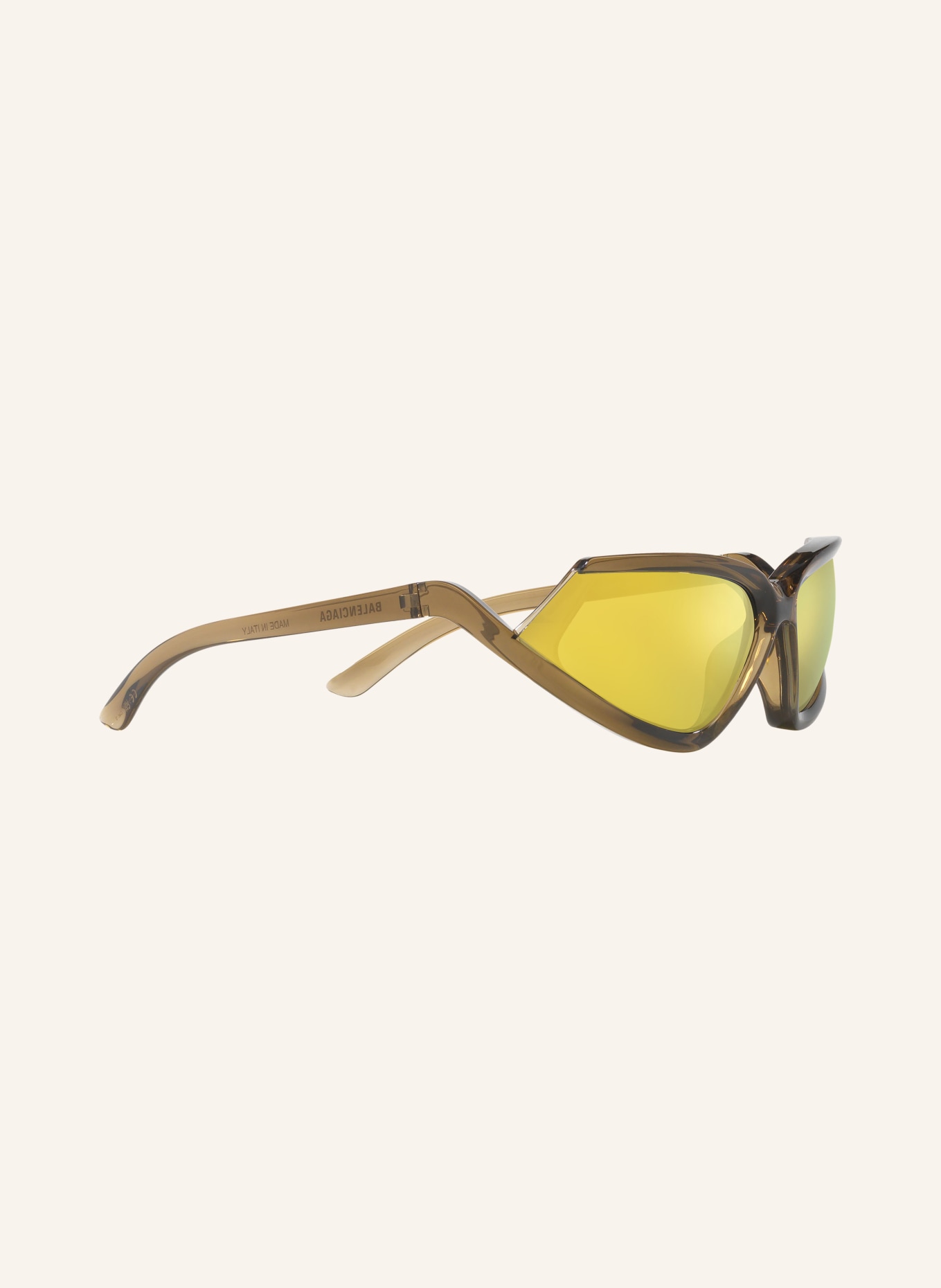 BALENCIAGA Okulary przeciwsłoneczne BB0289S: 1800Y1 – BRĄZOWY/ ŻÓŁTY