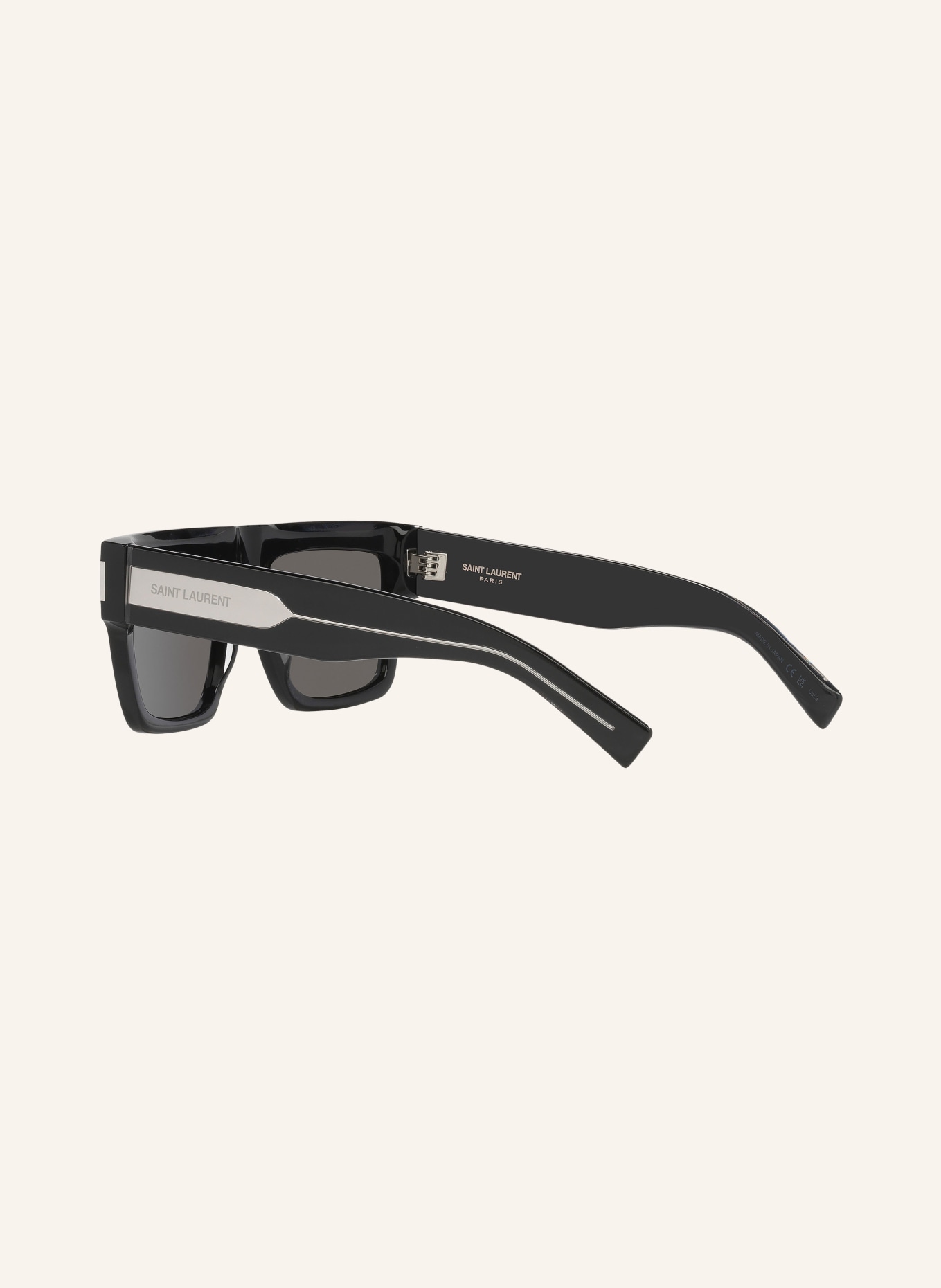 SAINT LAURENT Sunglasses YS000515, Color: 1100A1 - BLACK/BLACK (Image 4)