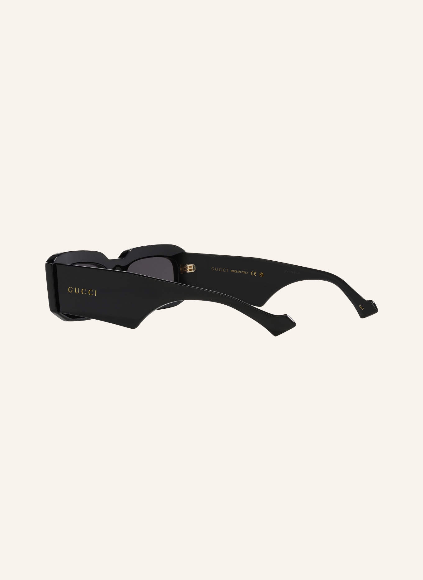 GUCCI Sunglasses GG1426S, Color: 1100L1 - BLACK/ GRAY (Image 4)