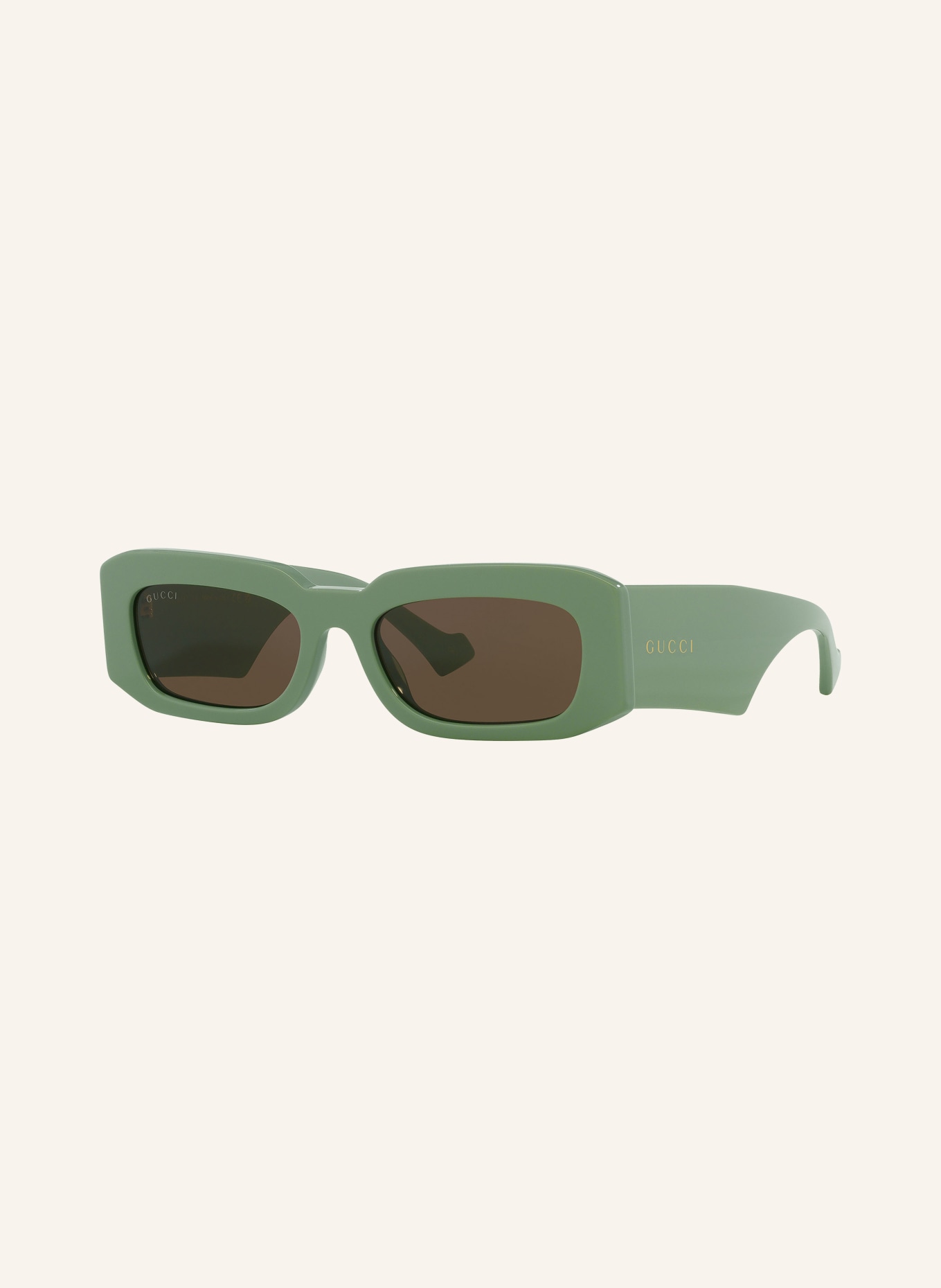 GUCCI Sunglasses GG1426S, Color: 2500D1 - LIGHT GREEN/ BROWN (Image 1)