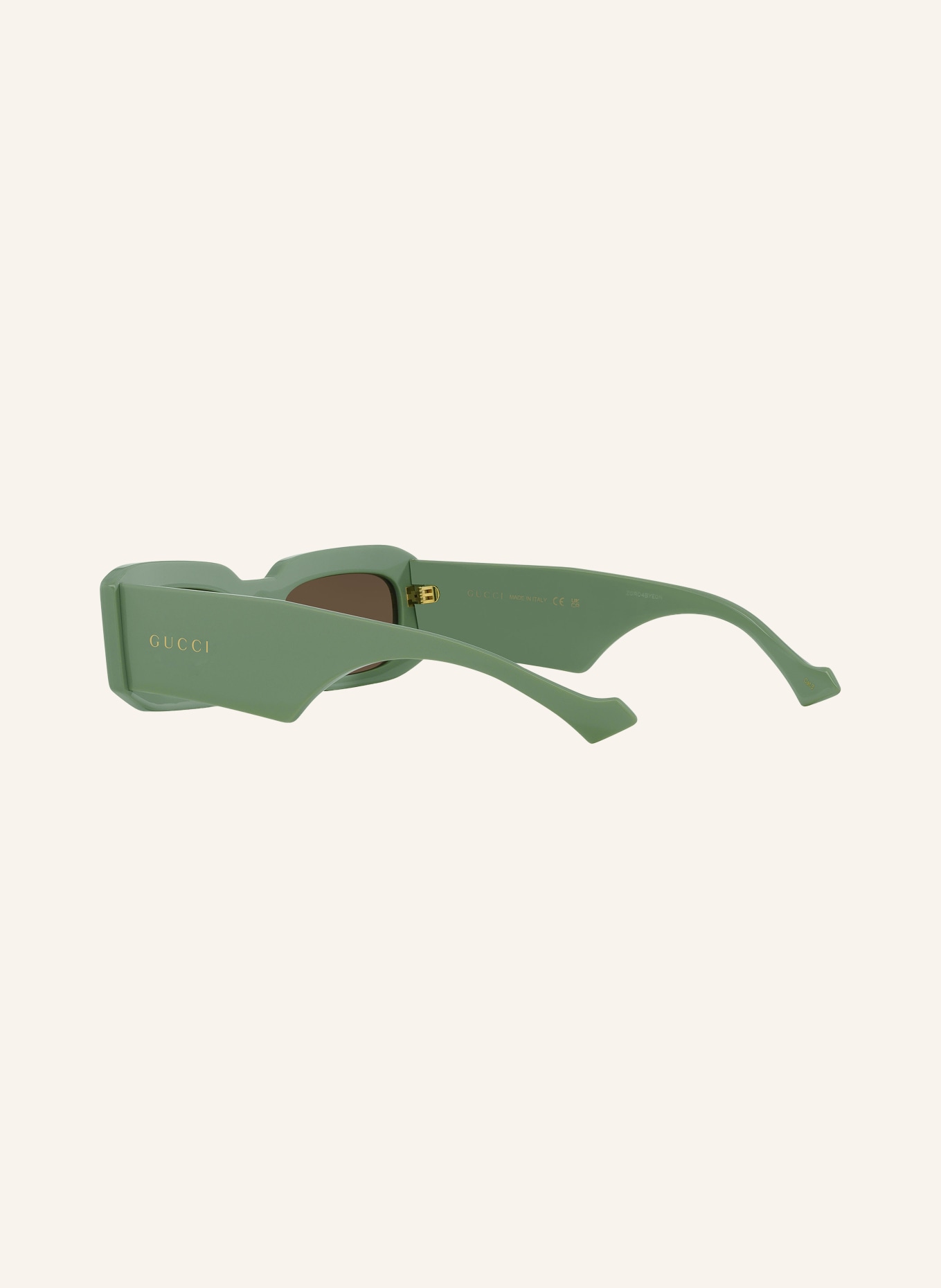 GUCCI Sunglasses GG1426S, Color: 2500D1 - LIGHT GREEN/ BROWN (Image 4)