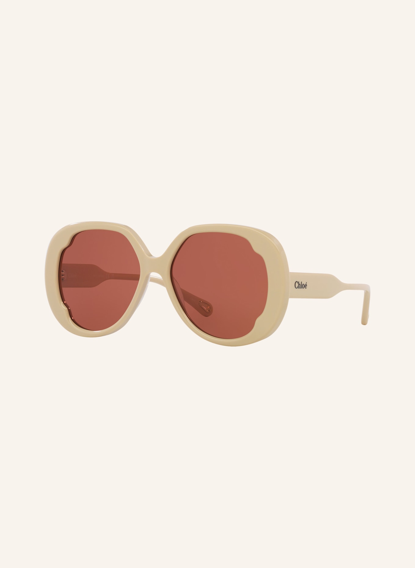Chloé Sunglasses CH0195S, Color: 3100D1 - LIGHT BROWN/ BROWN (Image 1)
