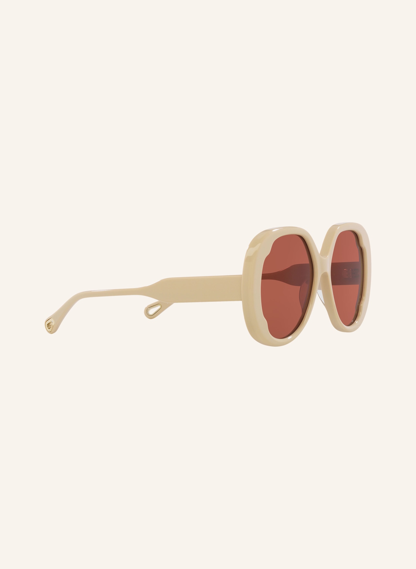 Chloé Sunglasses CH0195S, Color: 3100D1 - LIGHT BROWN/ BROWN (Image 3)